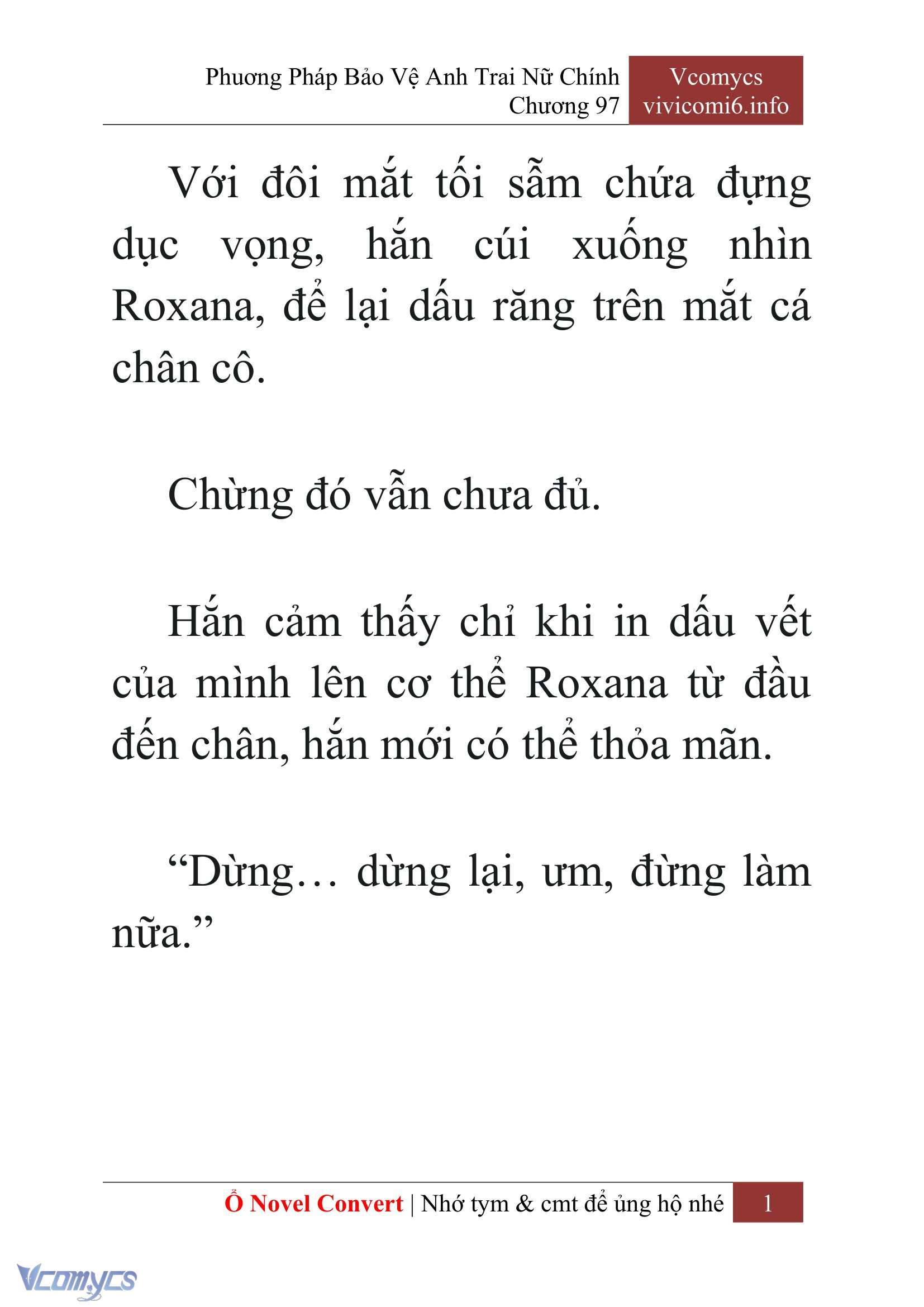 [Novel] Phương Pháp Bảo Vệ Anh Trai Nữ Chính Chap 97 - Trang 2