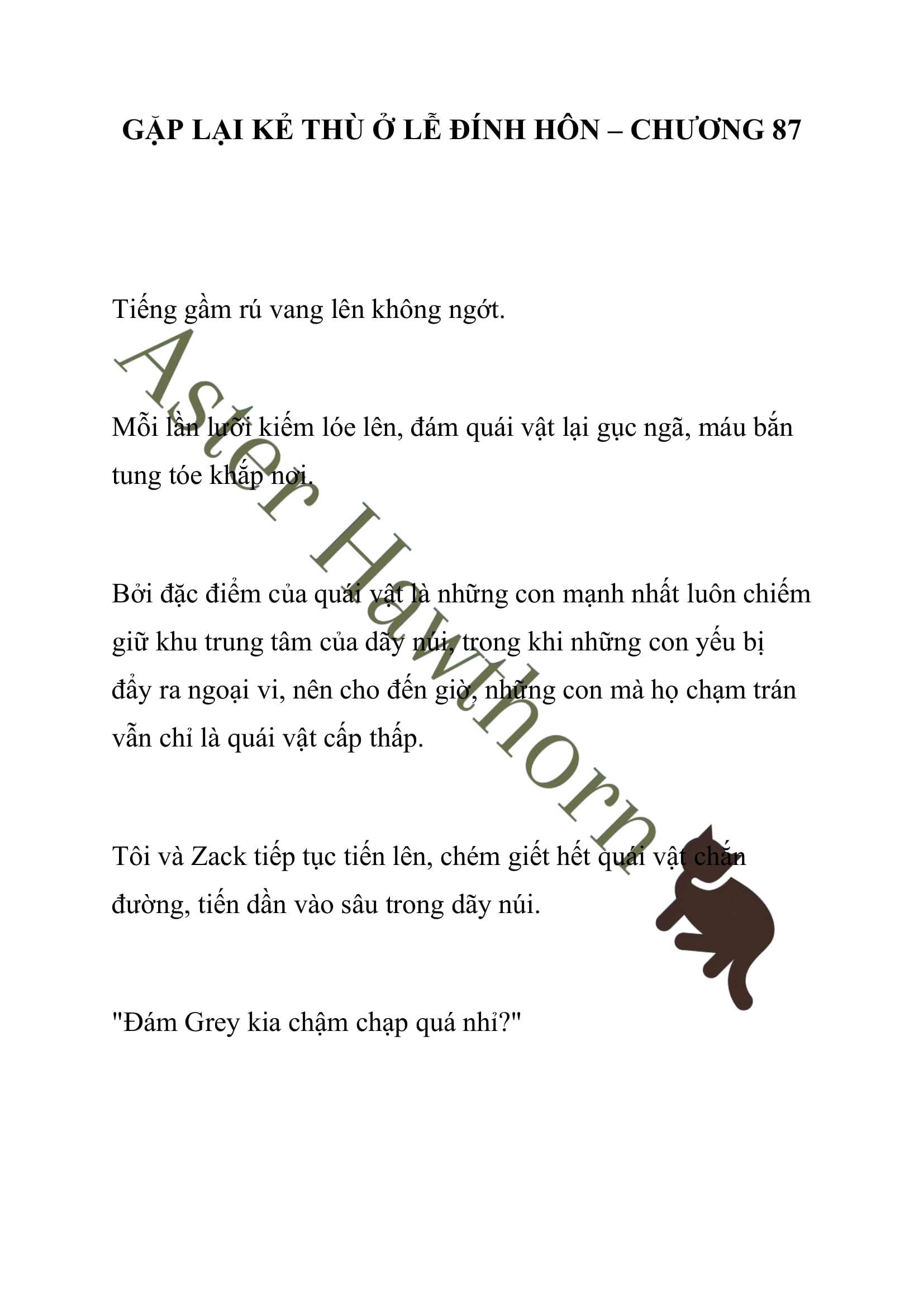 [NOVEL] Gặp Lại Kẻ Thù Ở Lễ Đính Hôn Chap 87 - Trang 2