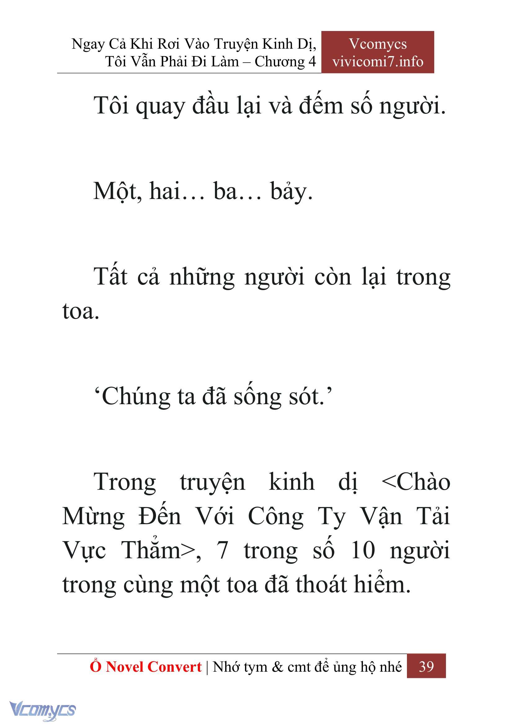 [Novel] Ngay Cả Khi Rơi Vào Truyện Kinh Dị, Tôi Vẫn Phải Đi Làm Chap 4 - Trang 2