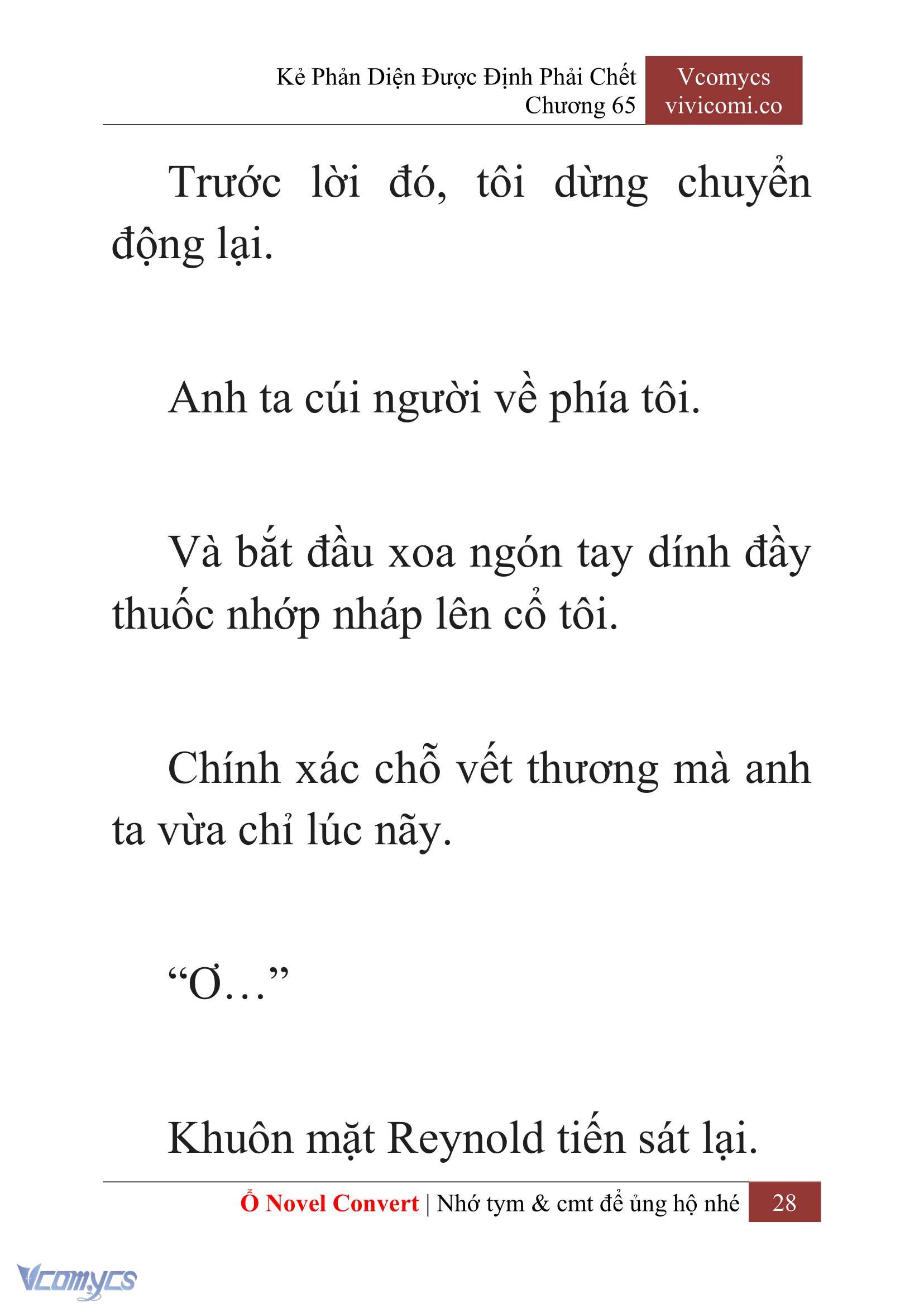 [Novel] Kẻ Phản Diện Được Định Phải Chết Chap 65 - Trang 2
