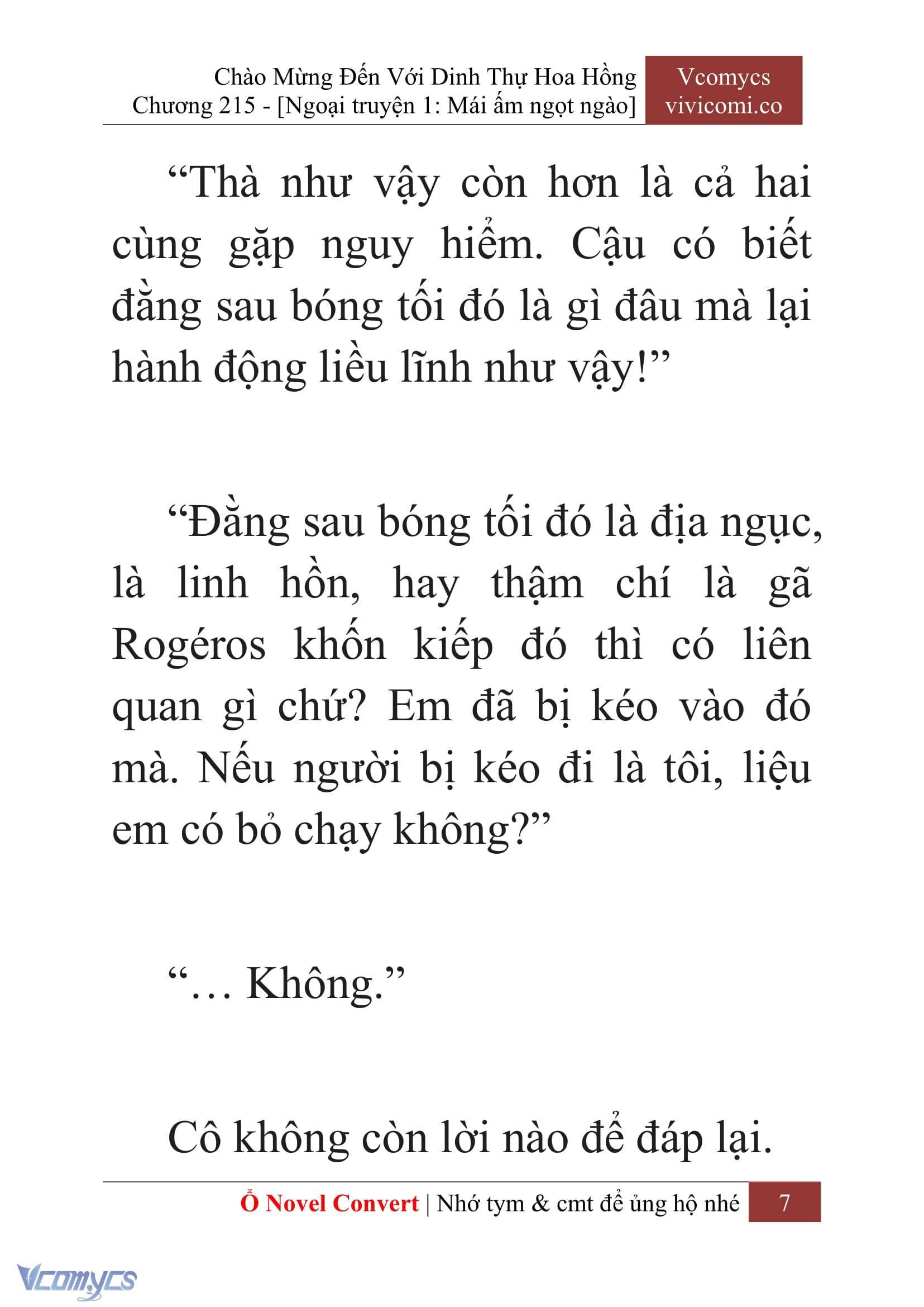 [Novel] Chào Mừng Đến Với Dinh Thự Hoa Hồng Chap 215 - Trang 2