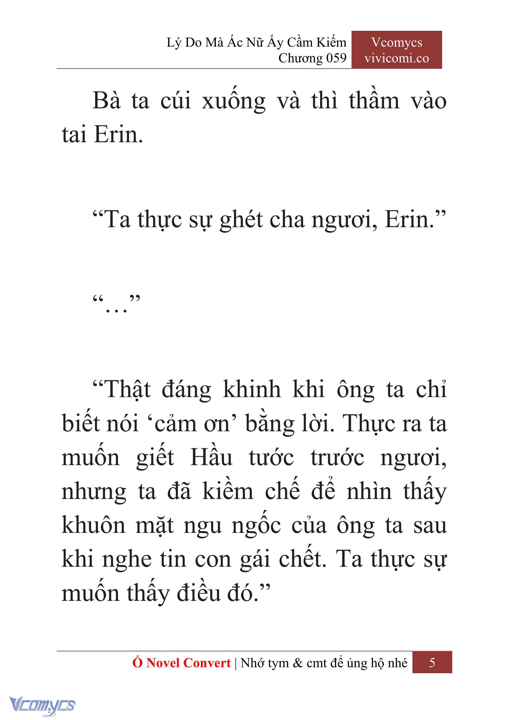 [Novel] Lý Do Mà Ác Nữ Ấy Cầm Kiếm Chap 59 - Trang 2