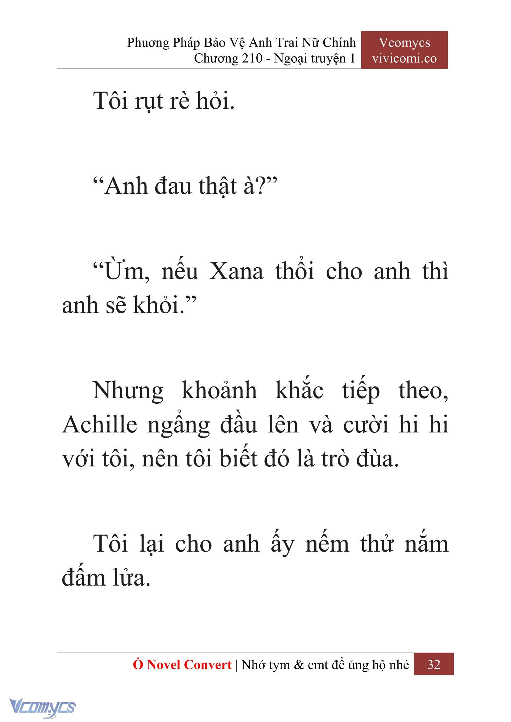 [Novel] Phương Pháp Bảo Vệ Anh Trai Nữ Chính Chap 210 - Trang 2