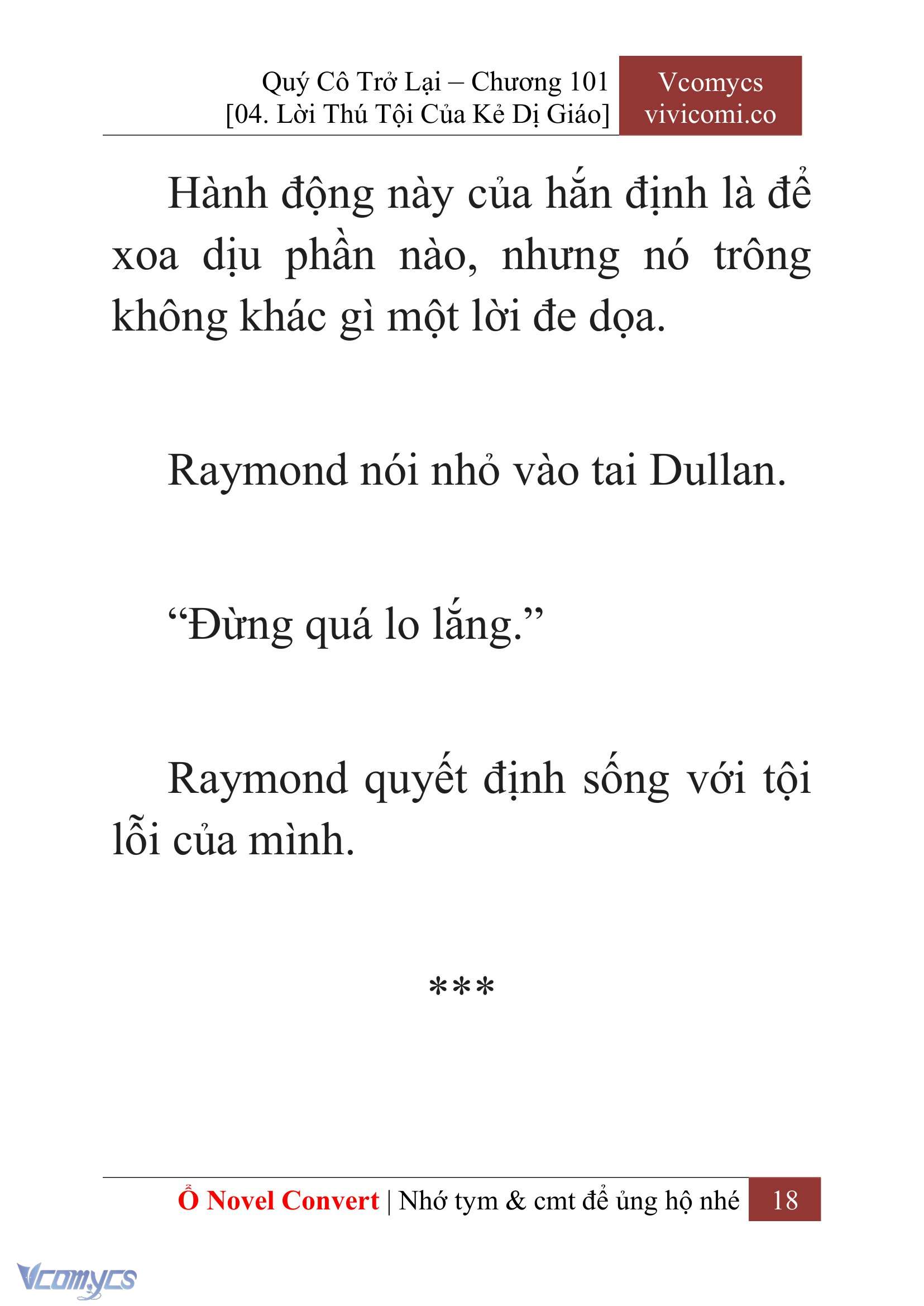 [Novel] Quý Cô Trở Lại Chap 101 - Trang 2