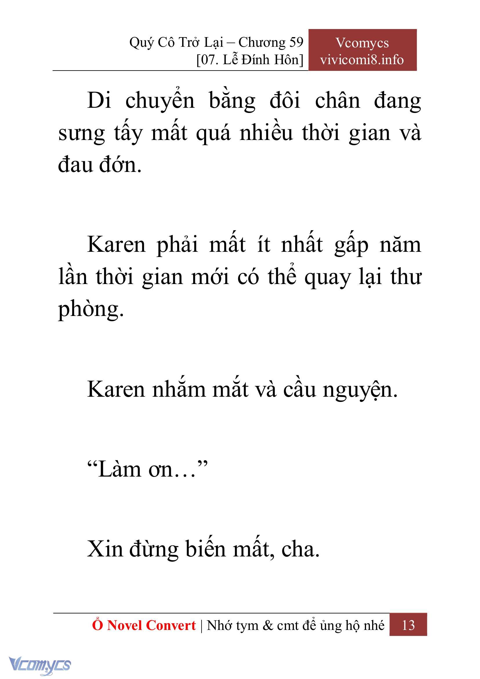 [Novel] Quý Cô Trở Lại Chap 59 - Trang 2