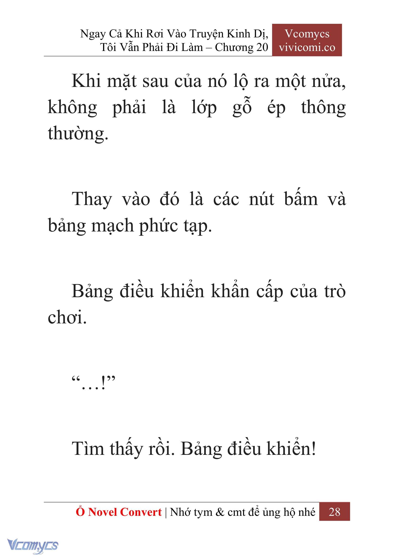 [Novel] Ngay Cả Khi Rơi Vào Truyện Kinh Dị, Tôi Vẫn Phải Đi Làm Chap 20 - Trang 2