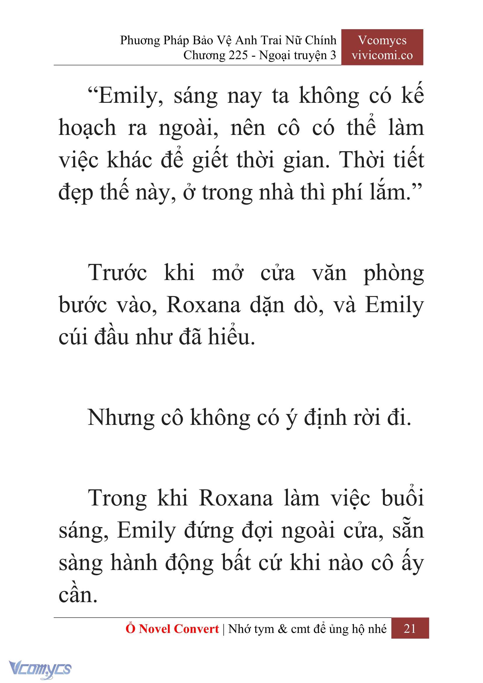 [Novel] Phương Pháp Bảo Vệ Anh Trai Nữ Chính Chap 225 - Trang 2
