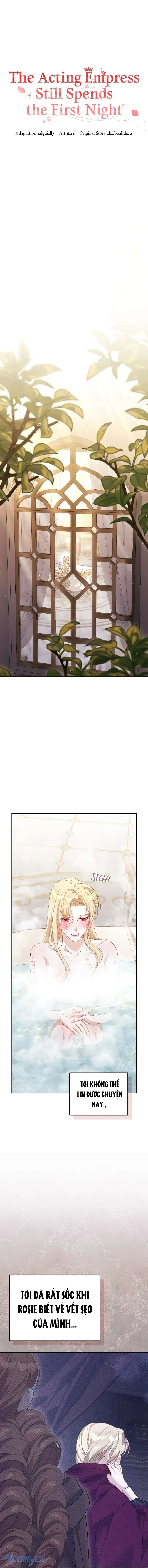 Tôi Đã Trải Qua Đêm Đầu Tiên Dù Chỉ Là Hoàng Hậu Thay Thế Chap 55 - Trang 2