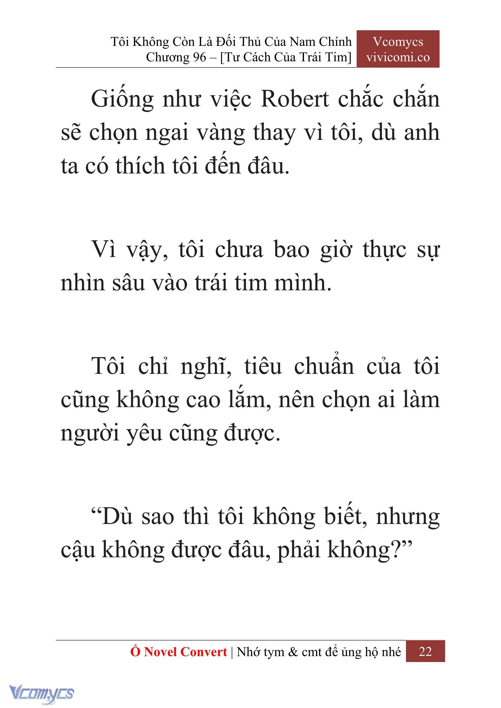 [Novel] Tôi Không Còn Là Đối Thủ Của Nam Chính Chap 96 - Trang 2