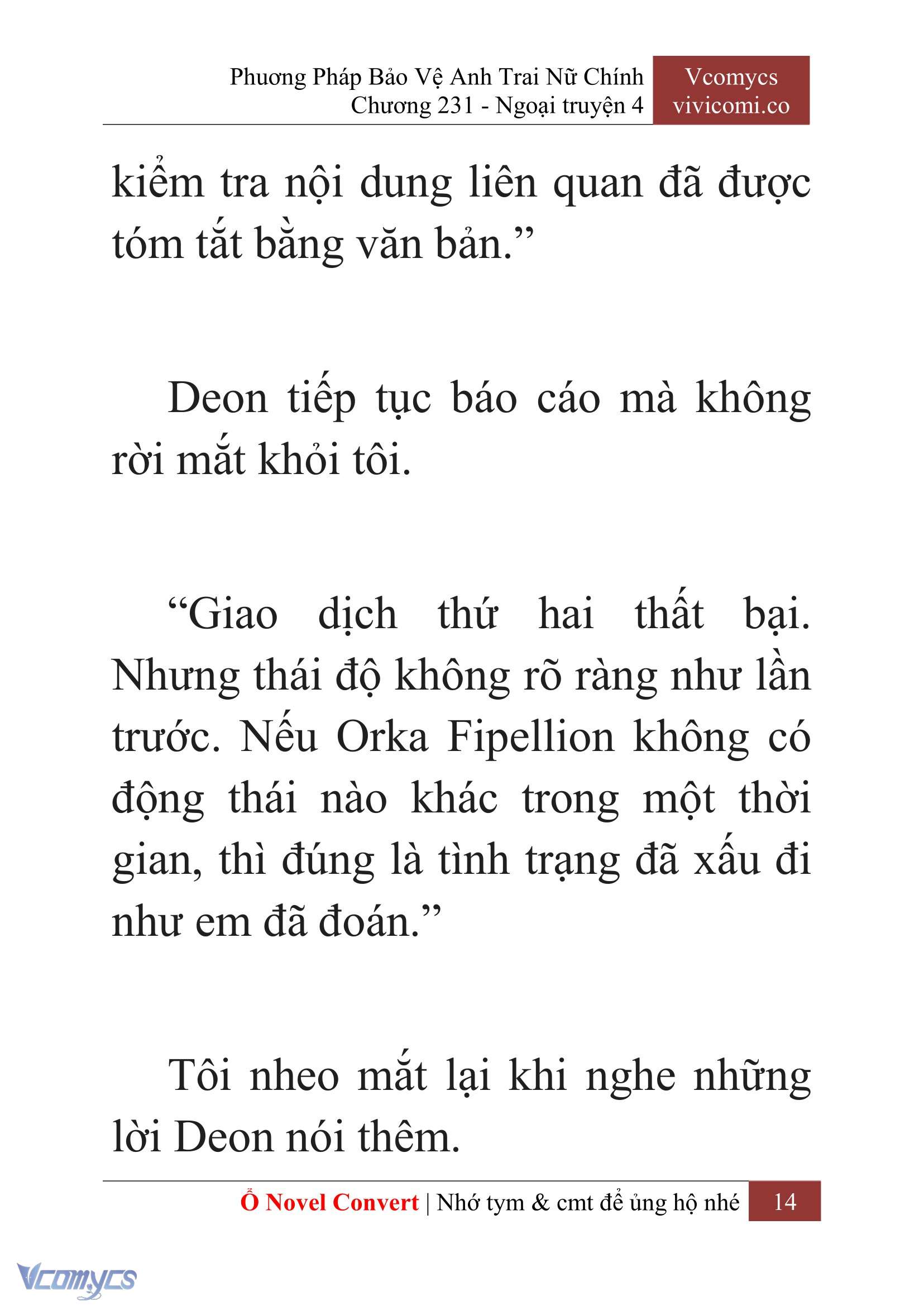 [Novel] Phương Pháp Bảo Vệ Anh Trai Nữ Chính Chap 231 - Trang 2