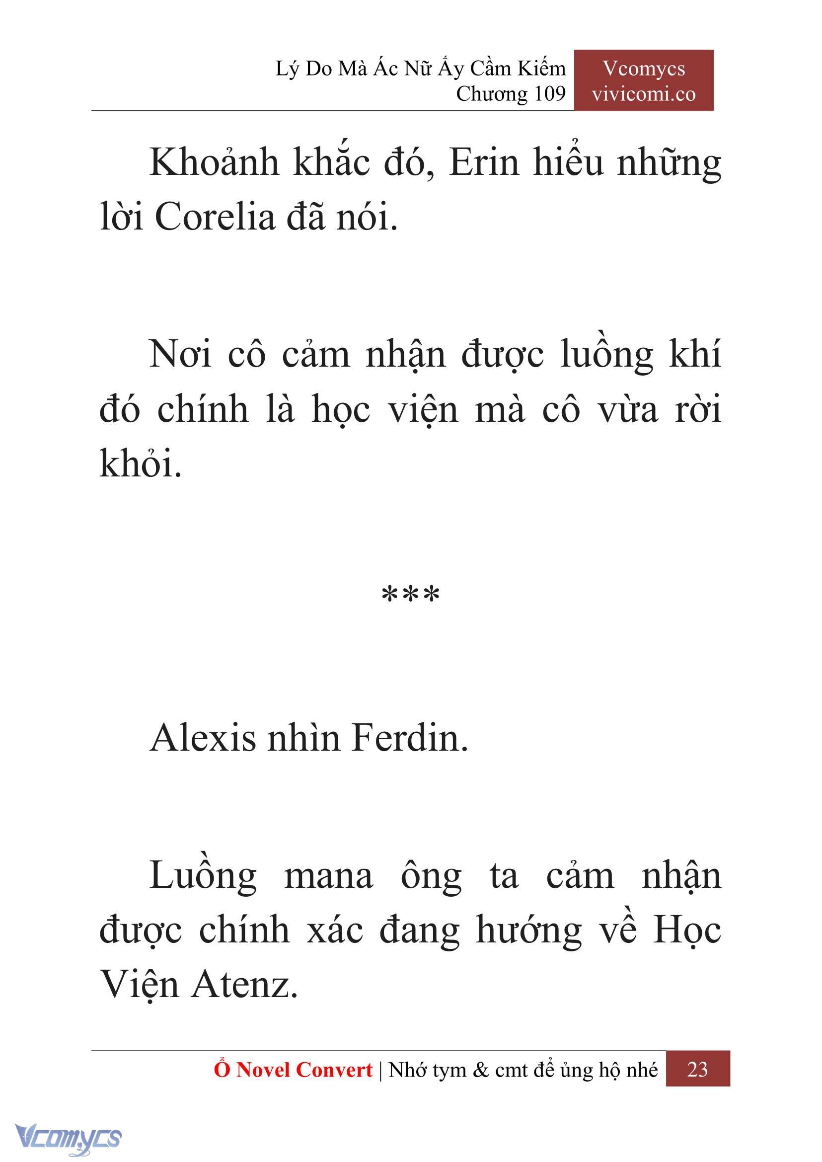 [Novel] Lý Do Mà Ác Nữ Ấy Cầm Kiếm Chap 109 - Trang 2