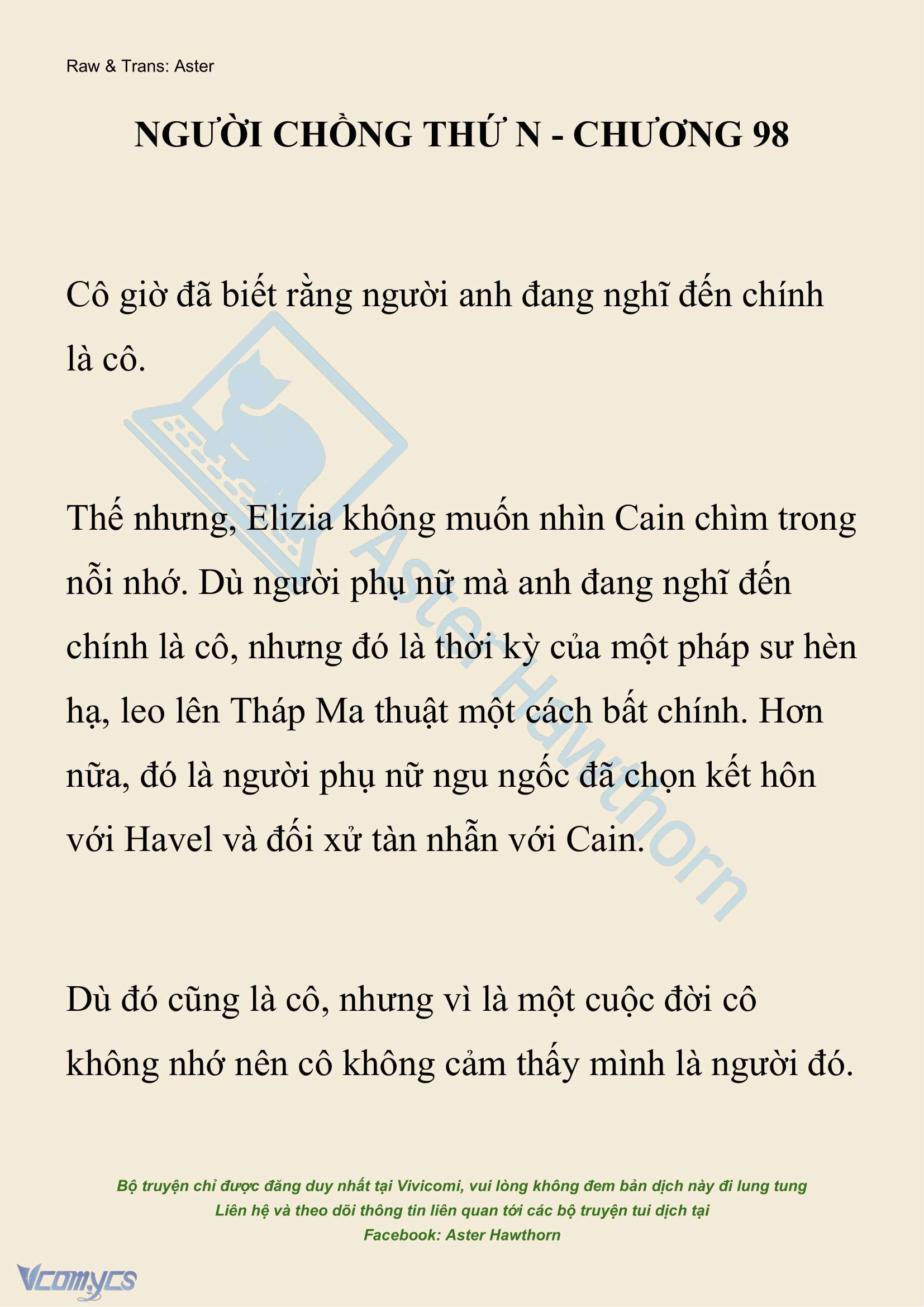 [NOVEL] Người Chồng Thứ N Chap 98 - Trang 2