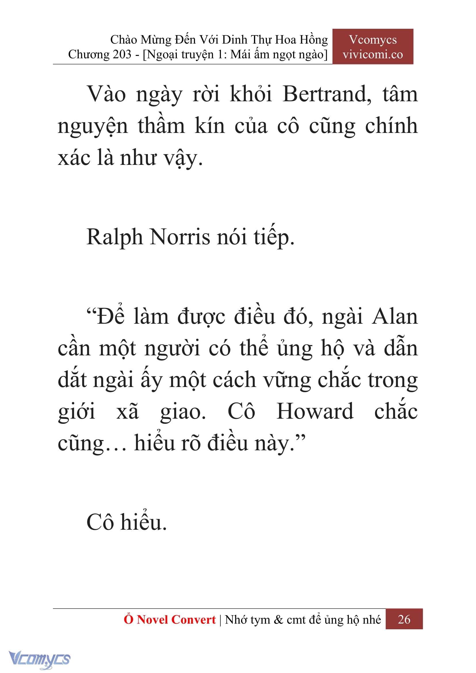 [Novel] Chào Mừng Đến Với Dinh Thự Hoa Hồng Chap 203 - Trang 2