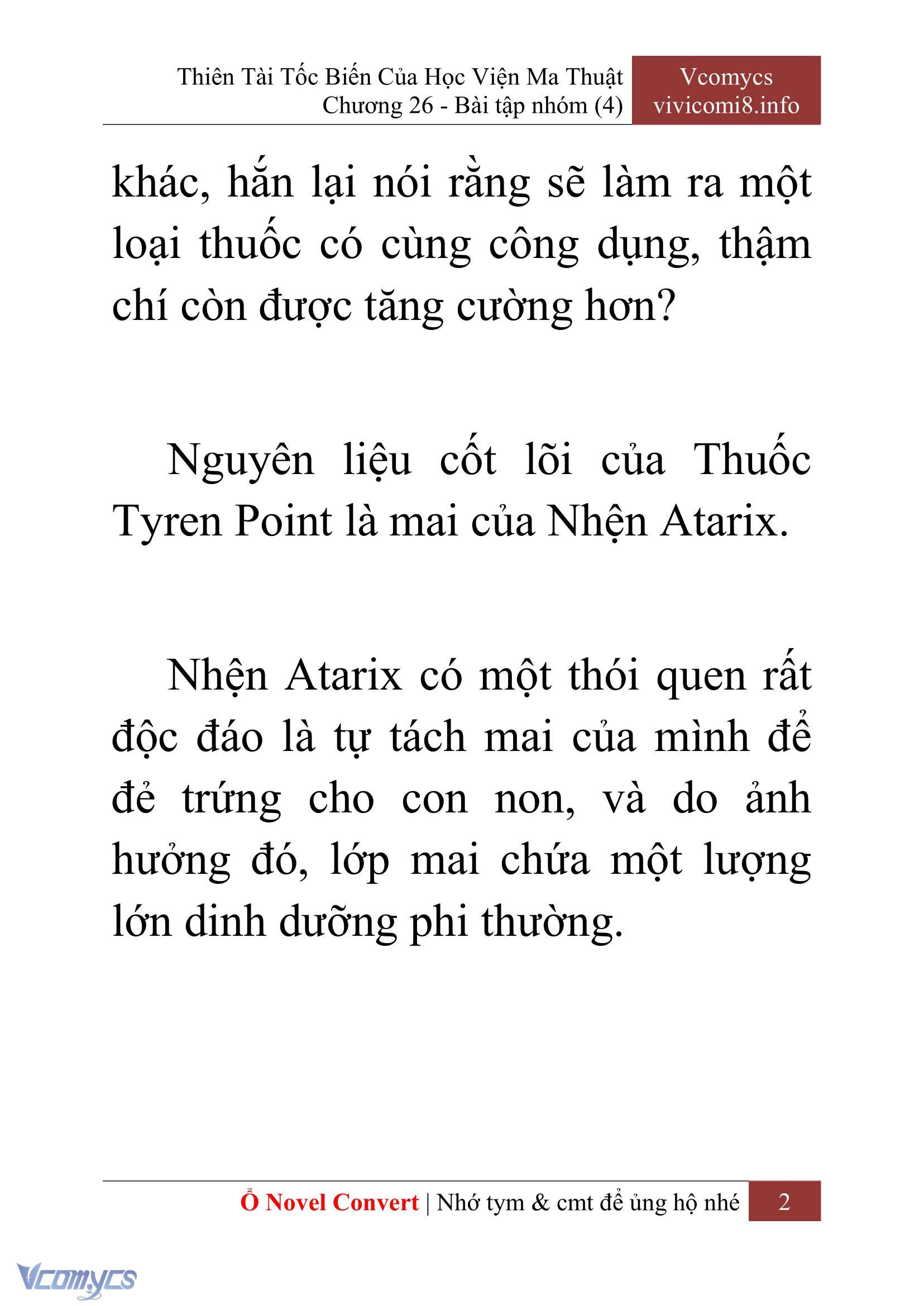 [Novel] Thiên Tài Tốc Biến Của Học Viện Ma Thuật Chap 26 - Trang 2