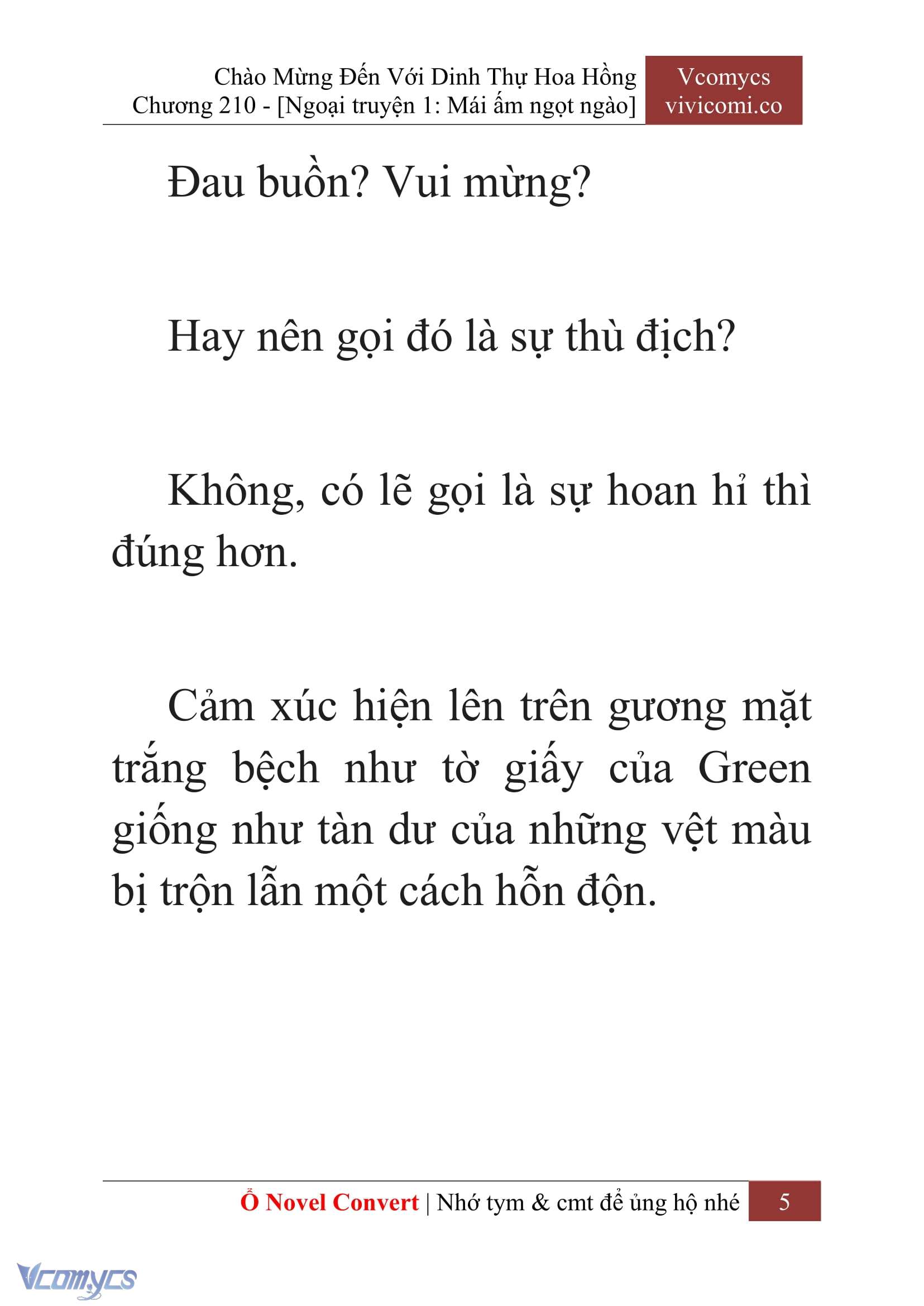 [Novel] Chào Mừng Đến Với Dinh Thự Hoa Hồng Chap 210 - Trang 2