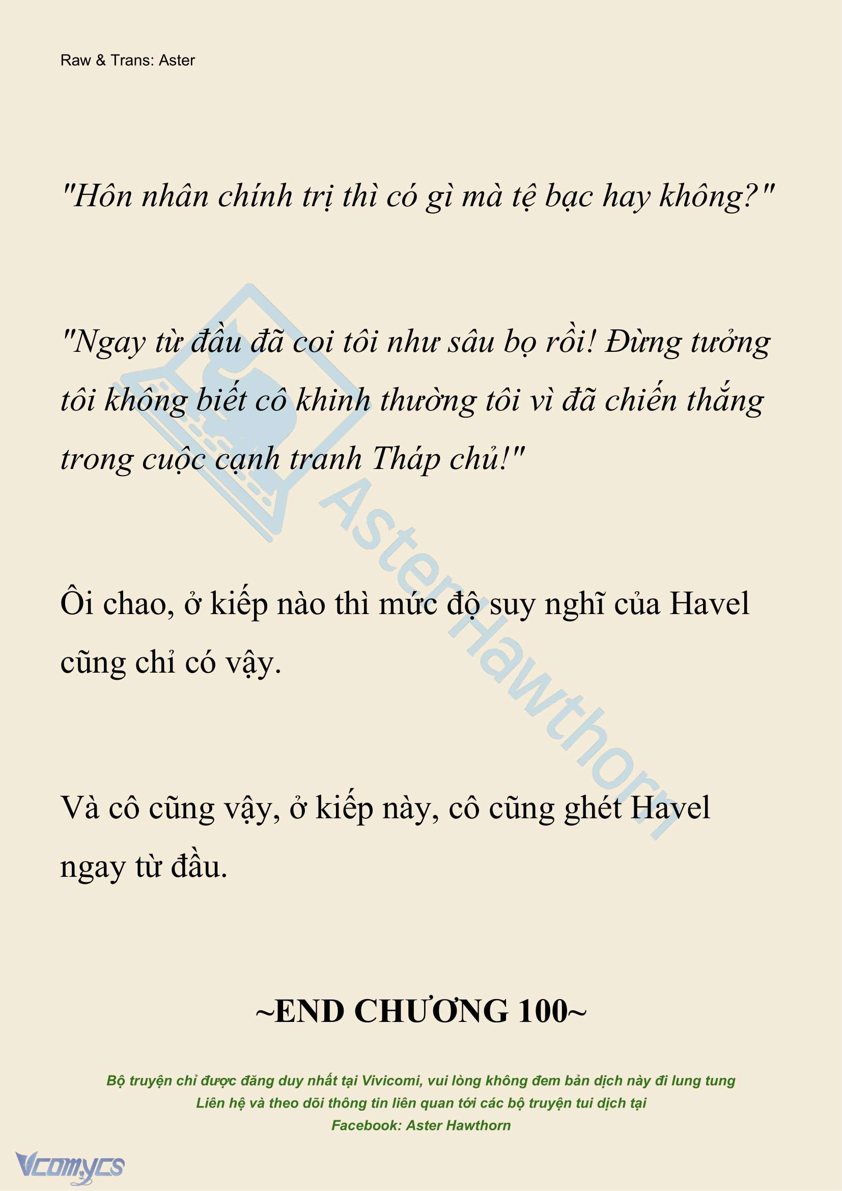 [NOVEL] Người Chồng Thứ N Chap 100 - Trang 2