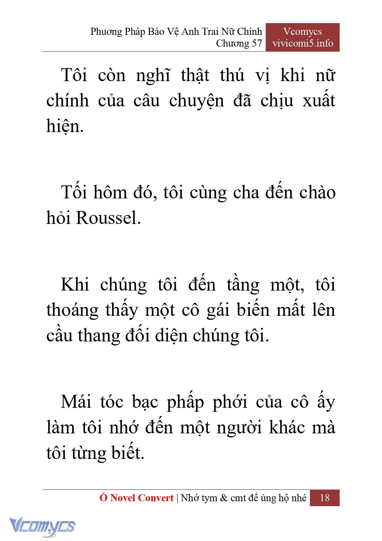 [Novel] Phương Pháp Bảo Vệ Anh Trai Nữ Chính Chap 57 - Trang 2