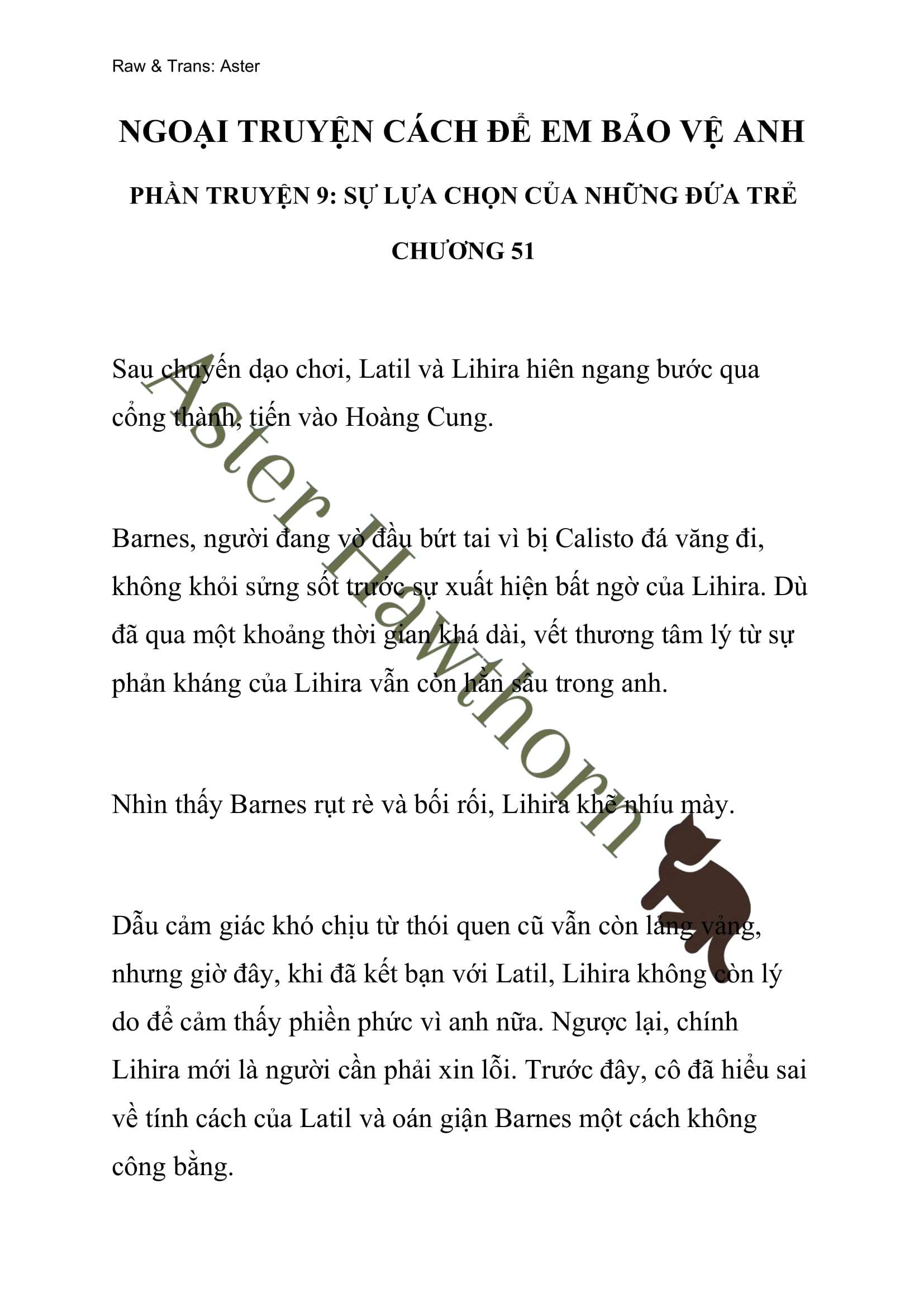 [NOVEL] Ngoại Truyện Cách Để Em Bảo Vệ Anh Chap 51 - Trang 2