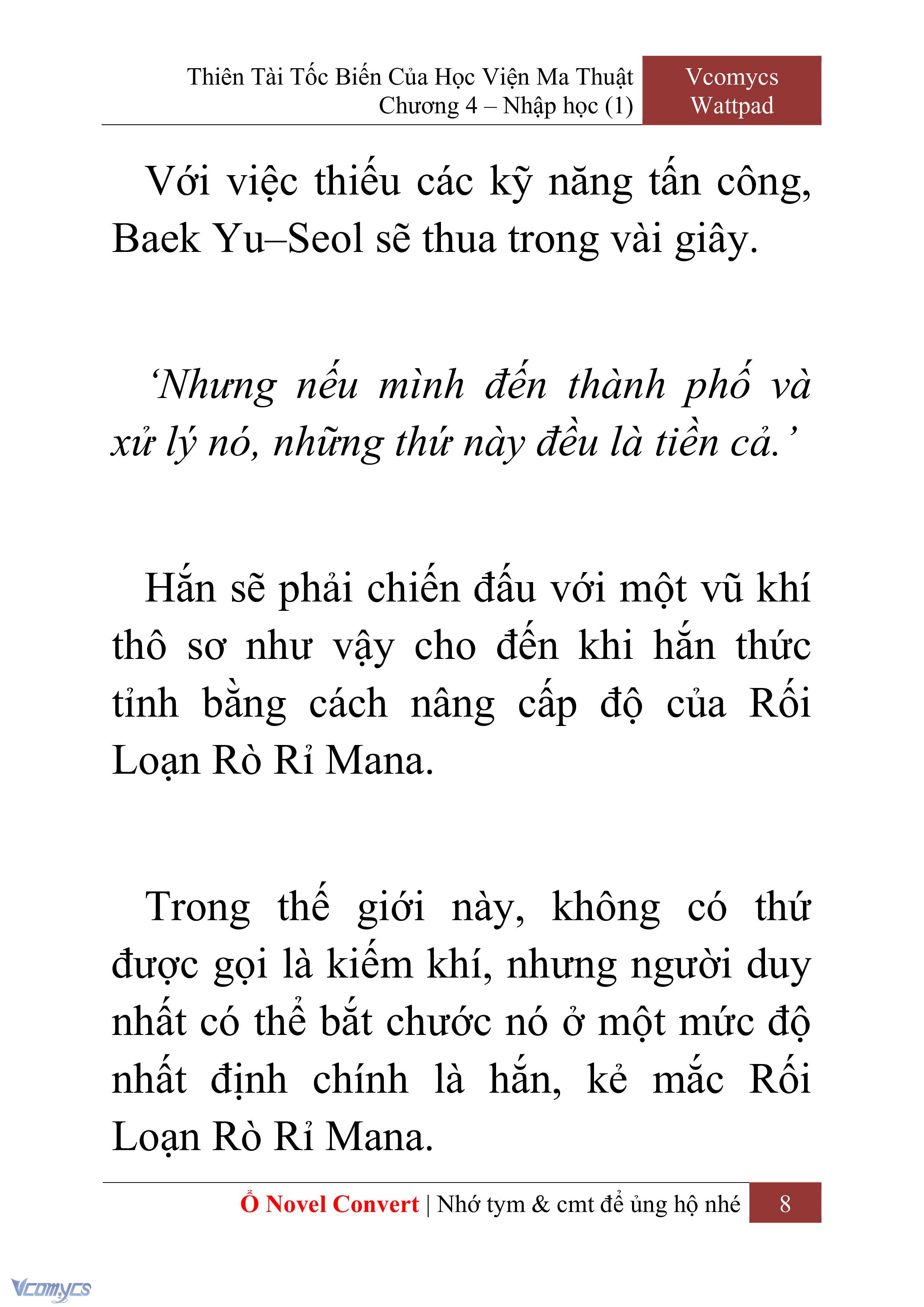 [Novel] Thiên Tài Tốc Biến Của Học Viện Ma Thuật Chap 4 - Trang 2