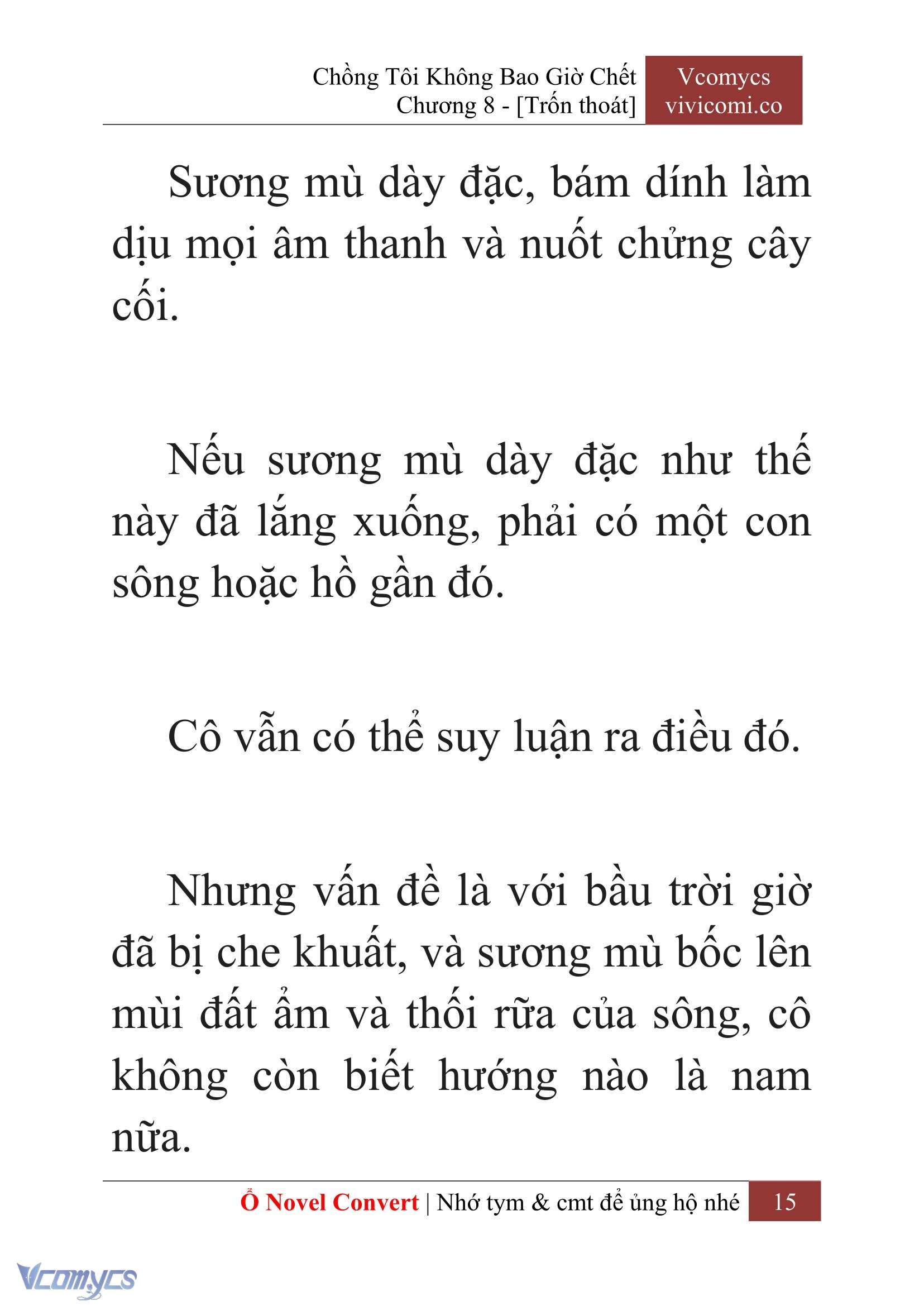 [Novel] Chồng Tôi Không Bao Giờ Chết Chap 8 - Trang 2