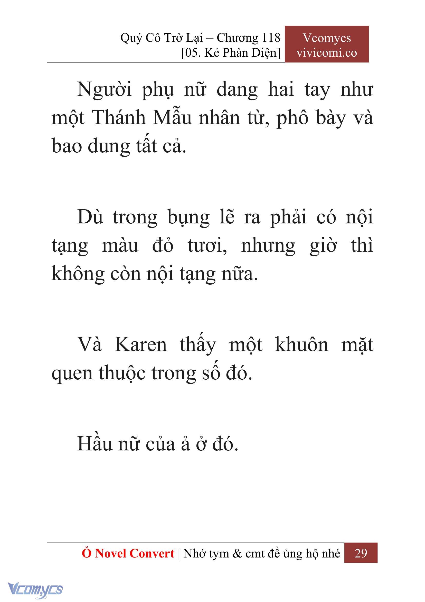 [Novel] Quý Cô Trở Lại Chap 118 - Trang 2