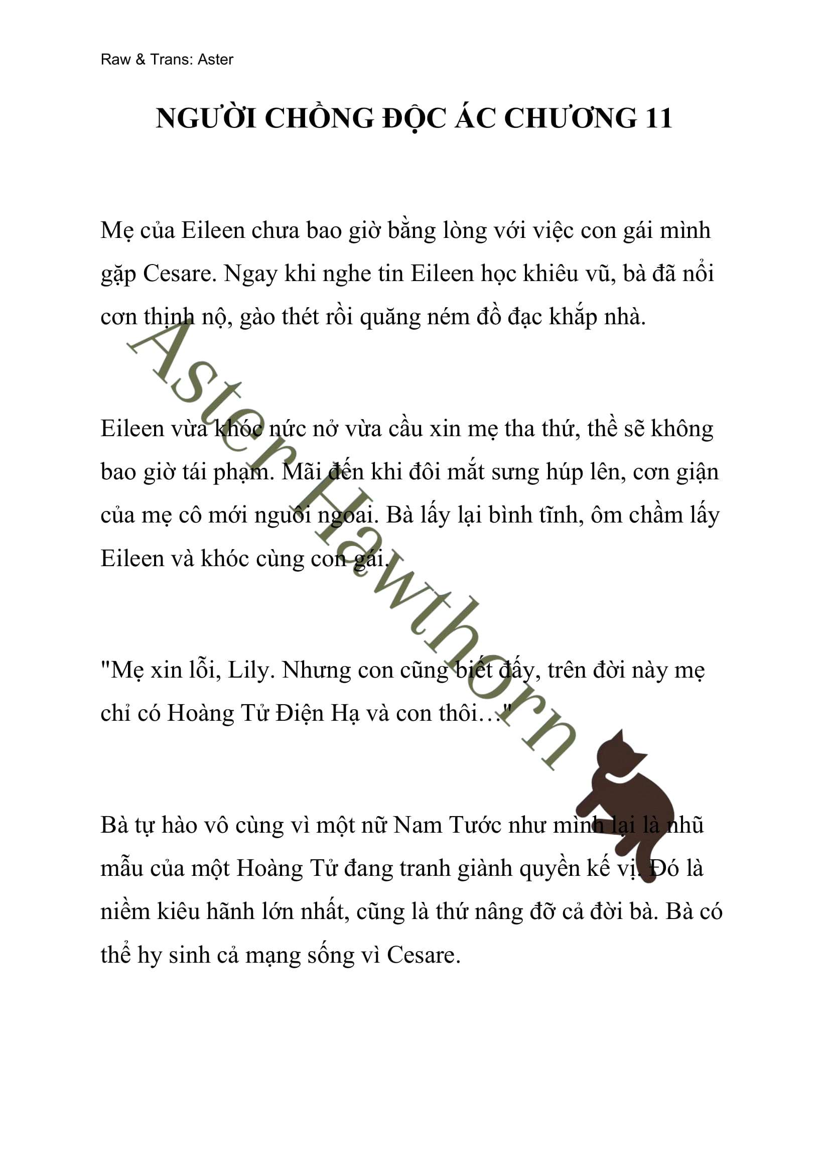 [NOVEL] Người Chồng Độc Ác Chap 11 - Trang 2