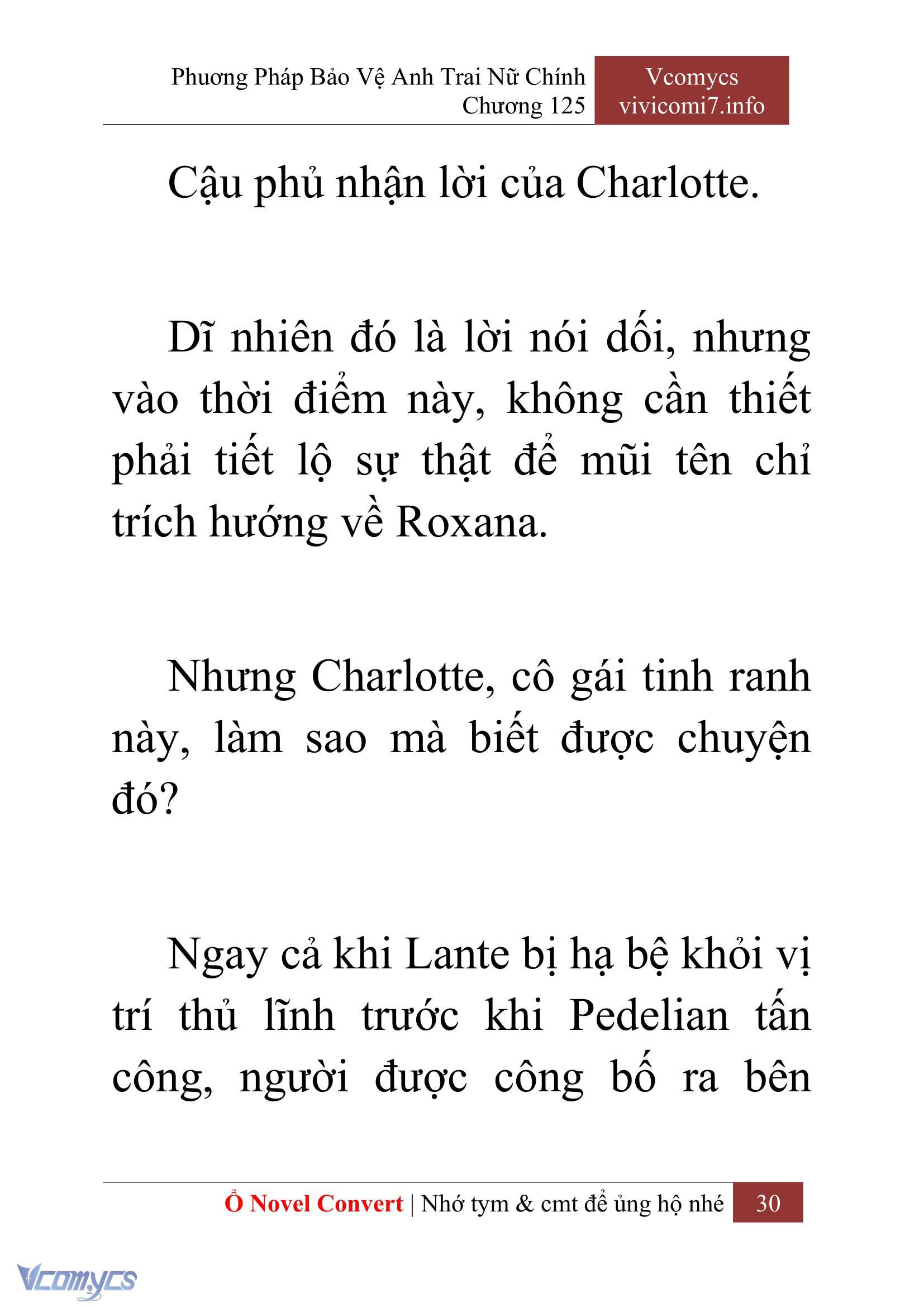 [Novel] Phương Pháp Bảo Vệ Anh Trai Nữ Chính Chap 125 - Trang 2