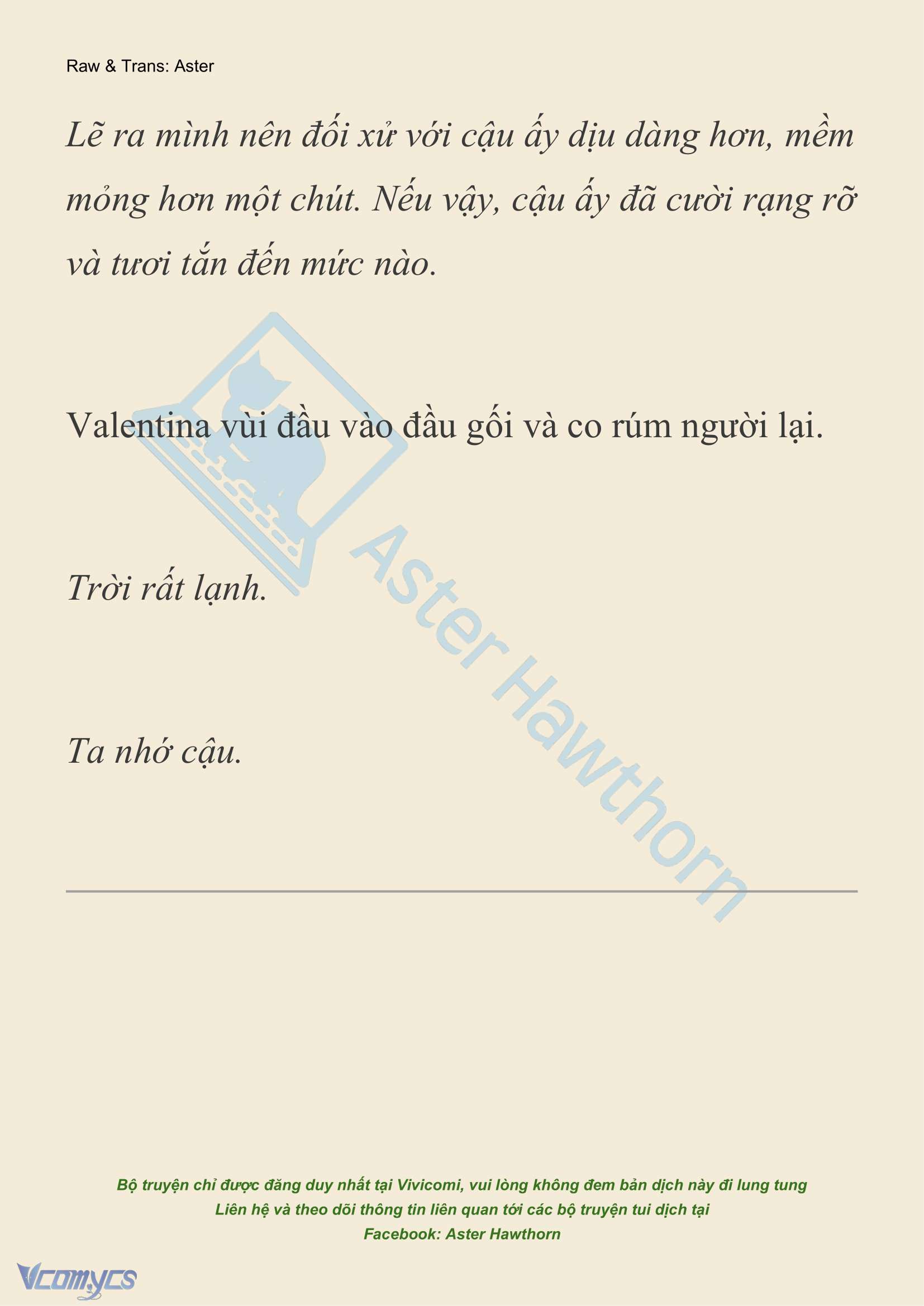 [NOVEL] Thiên Đường Của Valentina Chap 133 - Trang 2