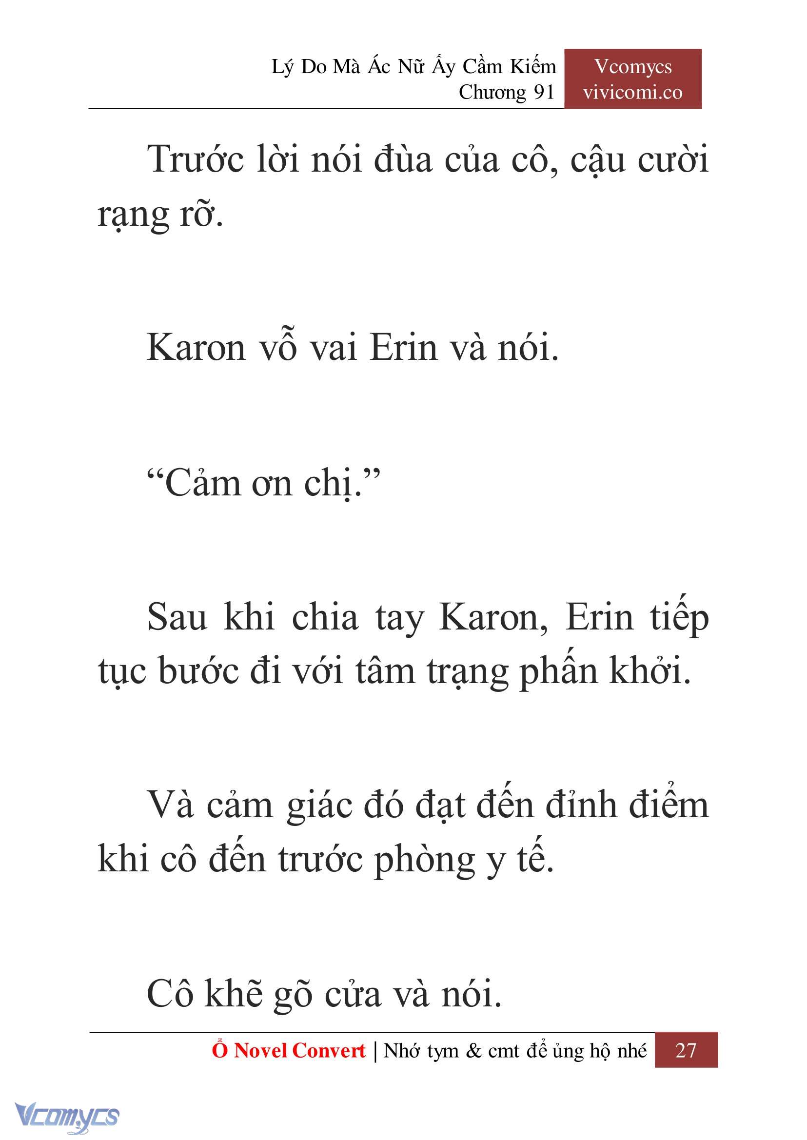 [Novel] Lý Do Mà Ác Nữ Ấy Cầm Kiếm Chap 91 - Trang 2