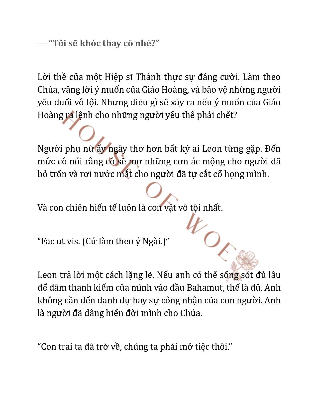 [NOVEL] QUÝ CÔ QUÁI VẬT VÀ HIỆP SĨ THÁNH Chap 23 - Next Chap 24