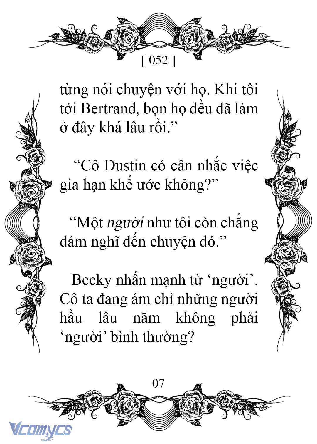 [Novel] Chào Mừng Đến Với Dinh Thự Hoa Hồng Chap 52 - Trang 2