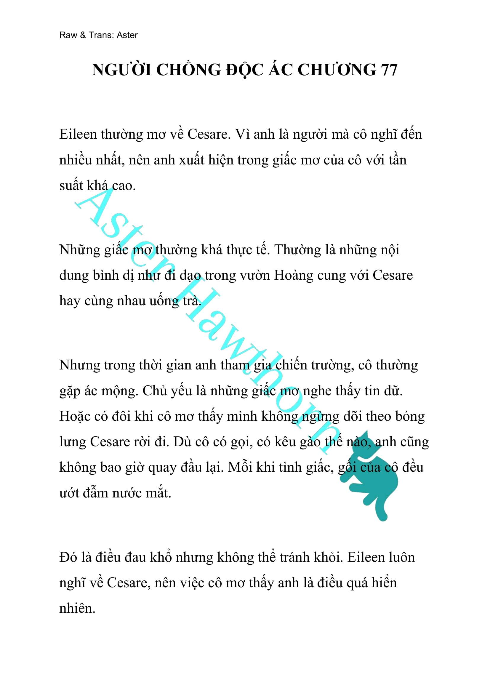 [NOVEL] Người Chồng Độc Ác Chap 77 - Next Chap 78