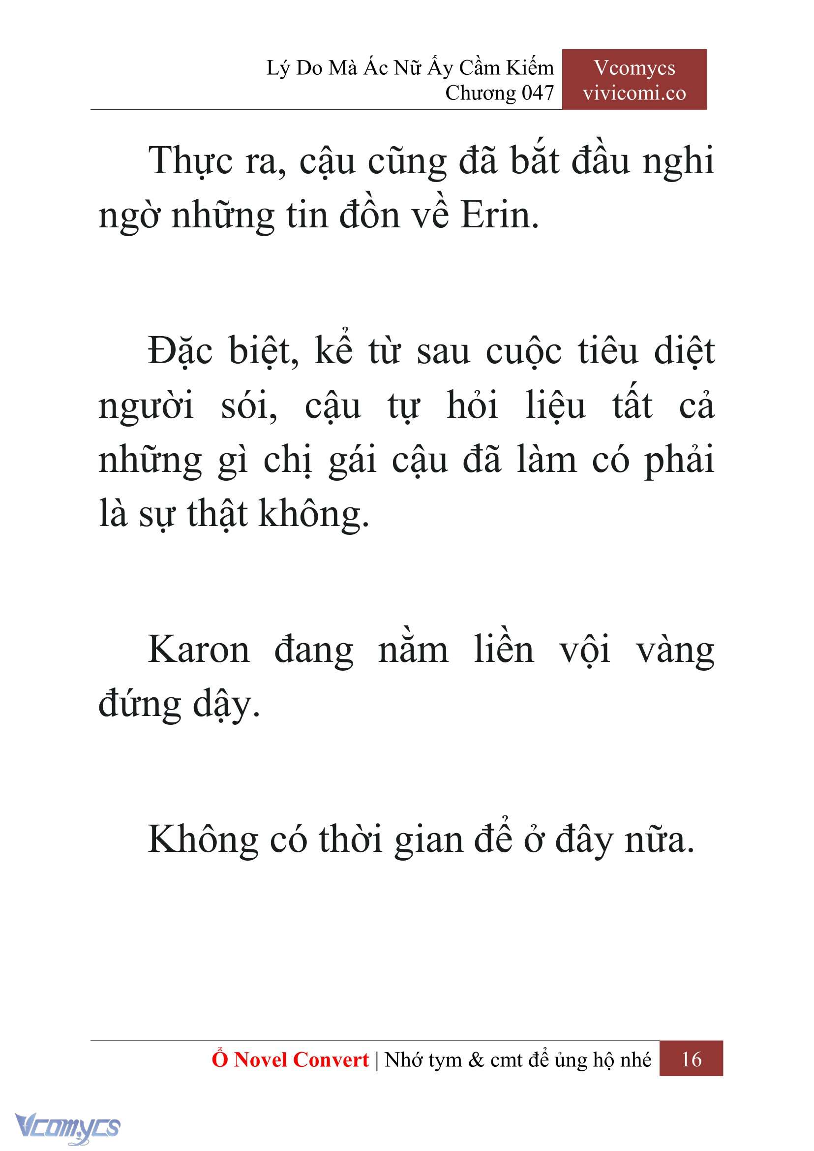 [Novel] Lý Do Mà Ác Nữ Ấy Cầm Kiếm Chap 47 - Trang 2