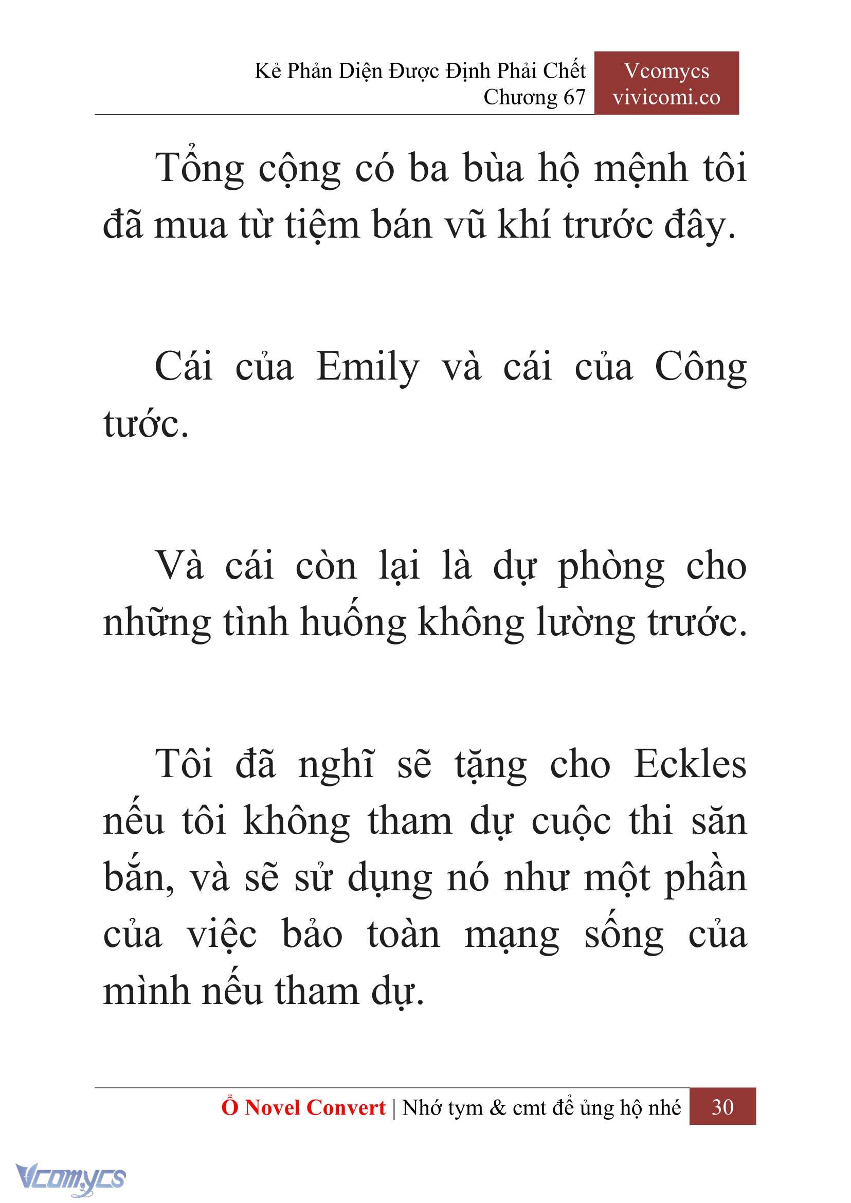 [Novel] Kẻ Phản Diện Được Định Phải Chết Chap 67 - Trang 2