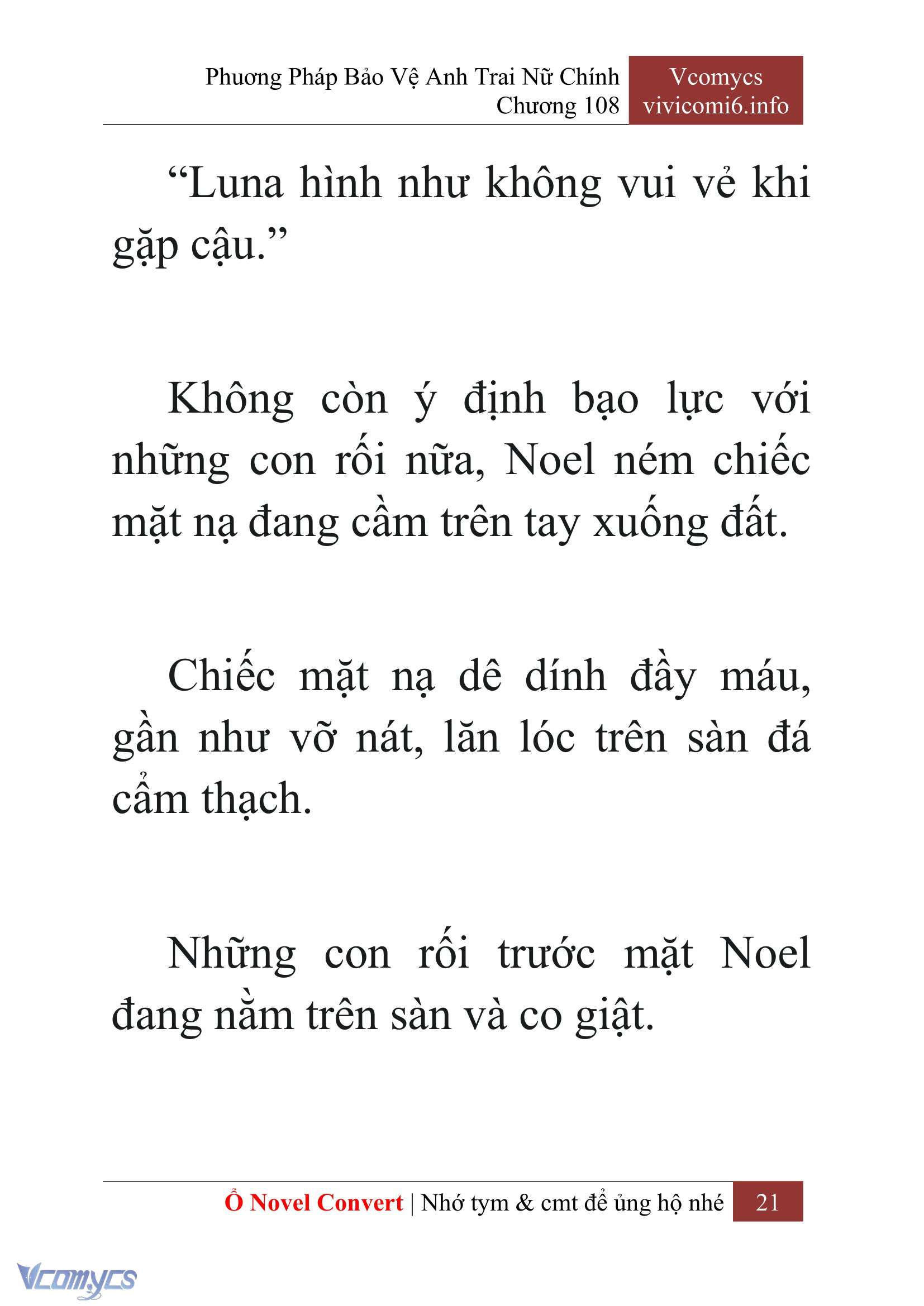 [Novel] Phương Pháp Bảo Vệ Anh Trai Nữ Chính Chap 108 - Trang 2