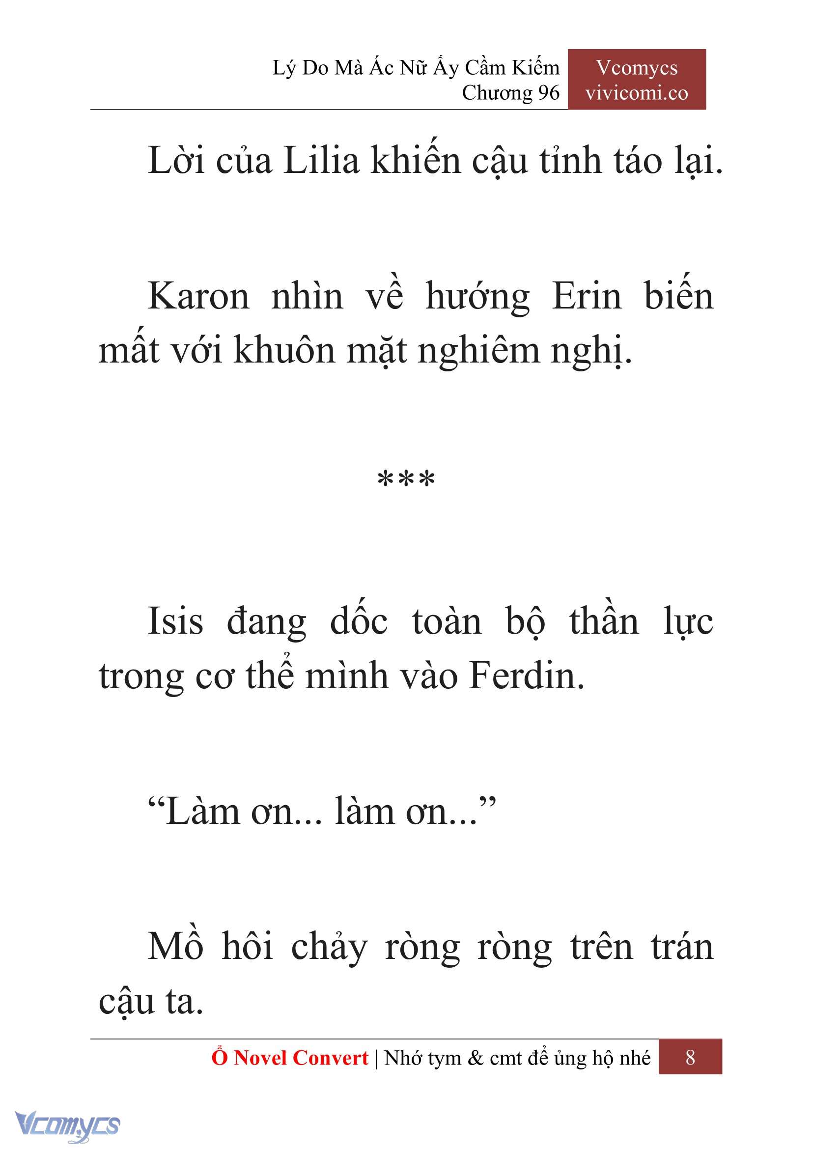 [Novel] Lý Do Mà Ác Nữ Ấy Cầm Kiếm Chap 96 - Trang 2