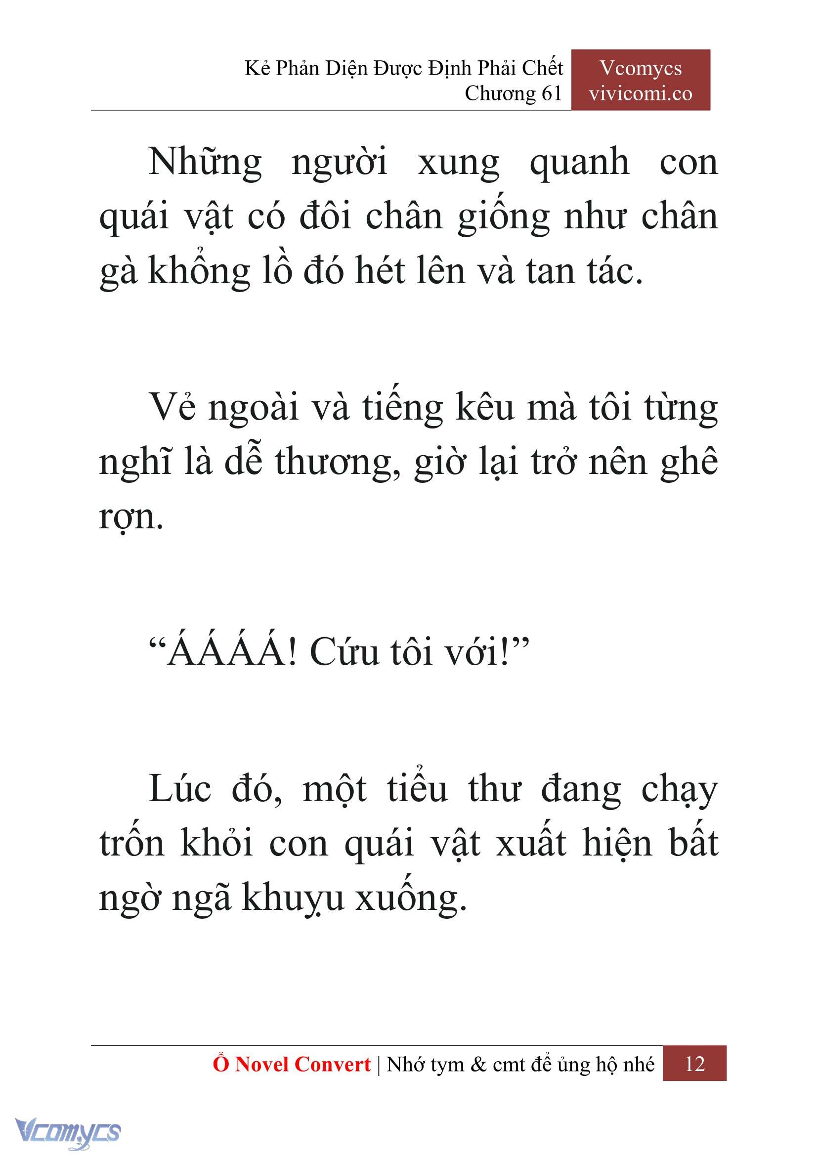 [Novel] Kẻ Phản Diện Được Định Phải Chết Chap 61 - Trang 2