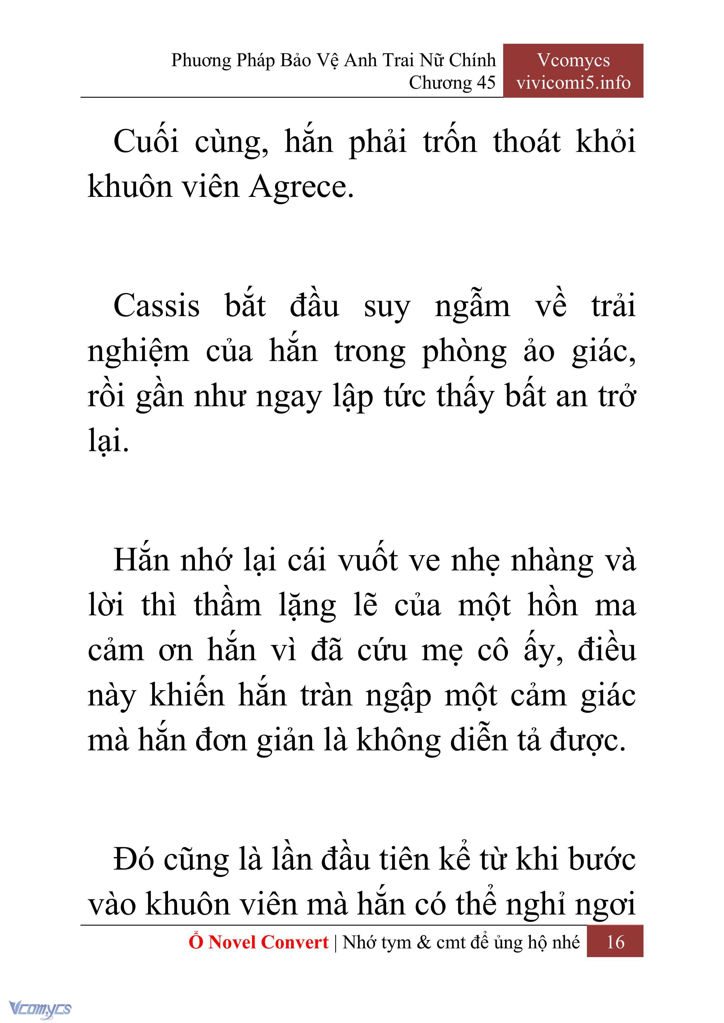 [Novel] Phương Pháp Bảo Vệ Anh Trai Nữ Chính Chap 45 - Trang 2