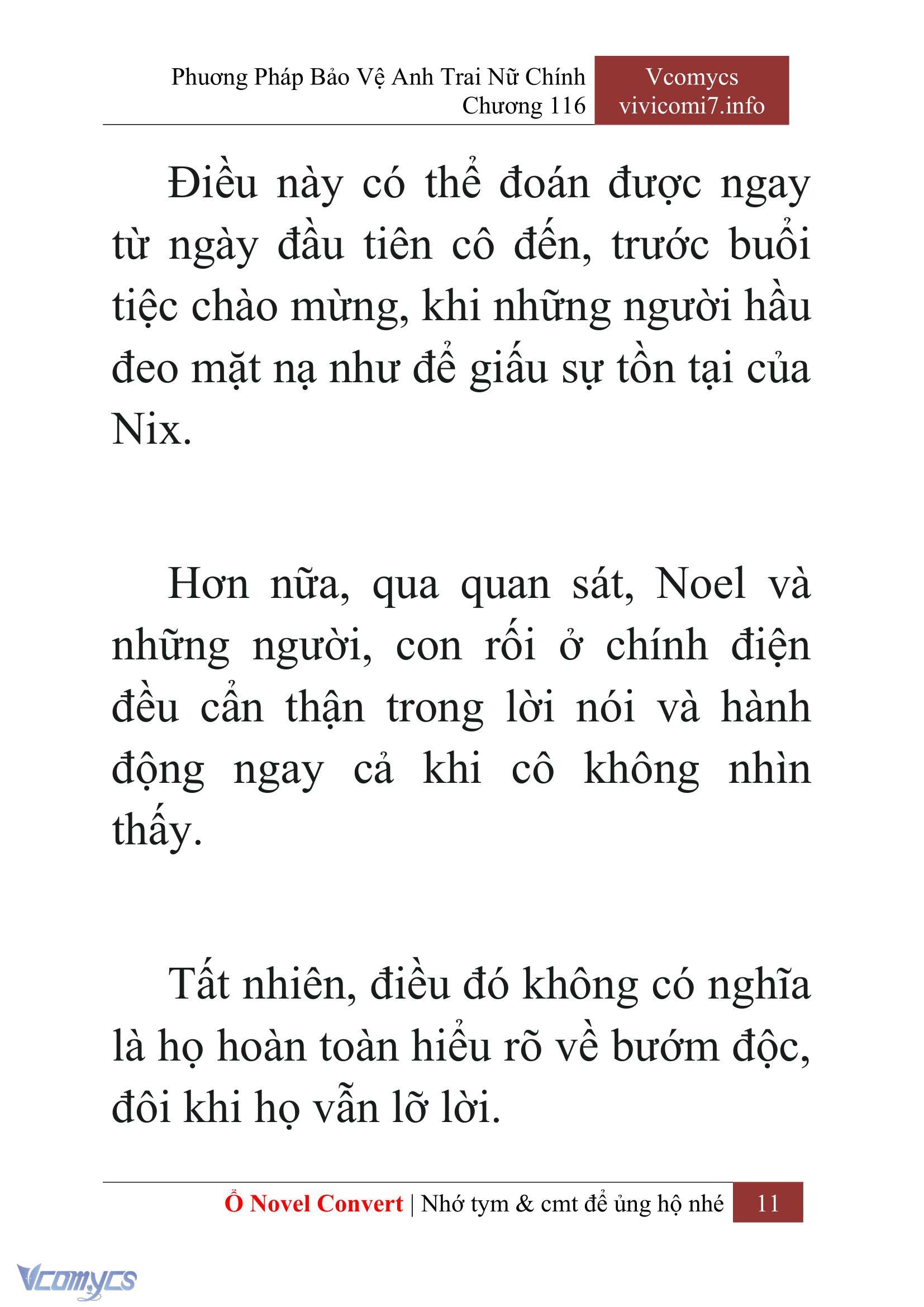 [Novel] Phương Pháp Bảo Vệ Anh Trai Nữ Chính Chap 116 - Trang 2