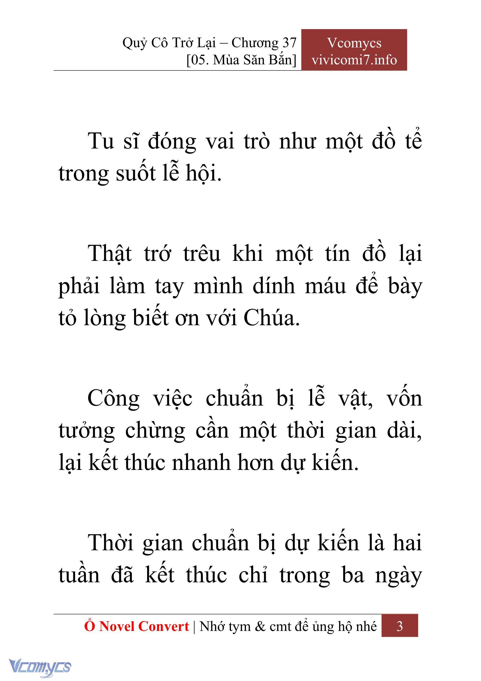 [Novel] Quý Cô Trở Lại Chap 37 - Trang 2