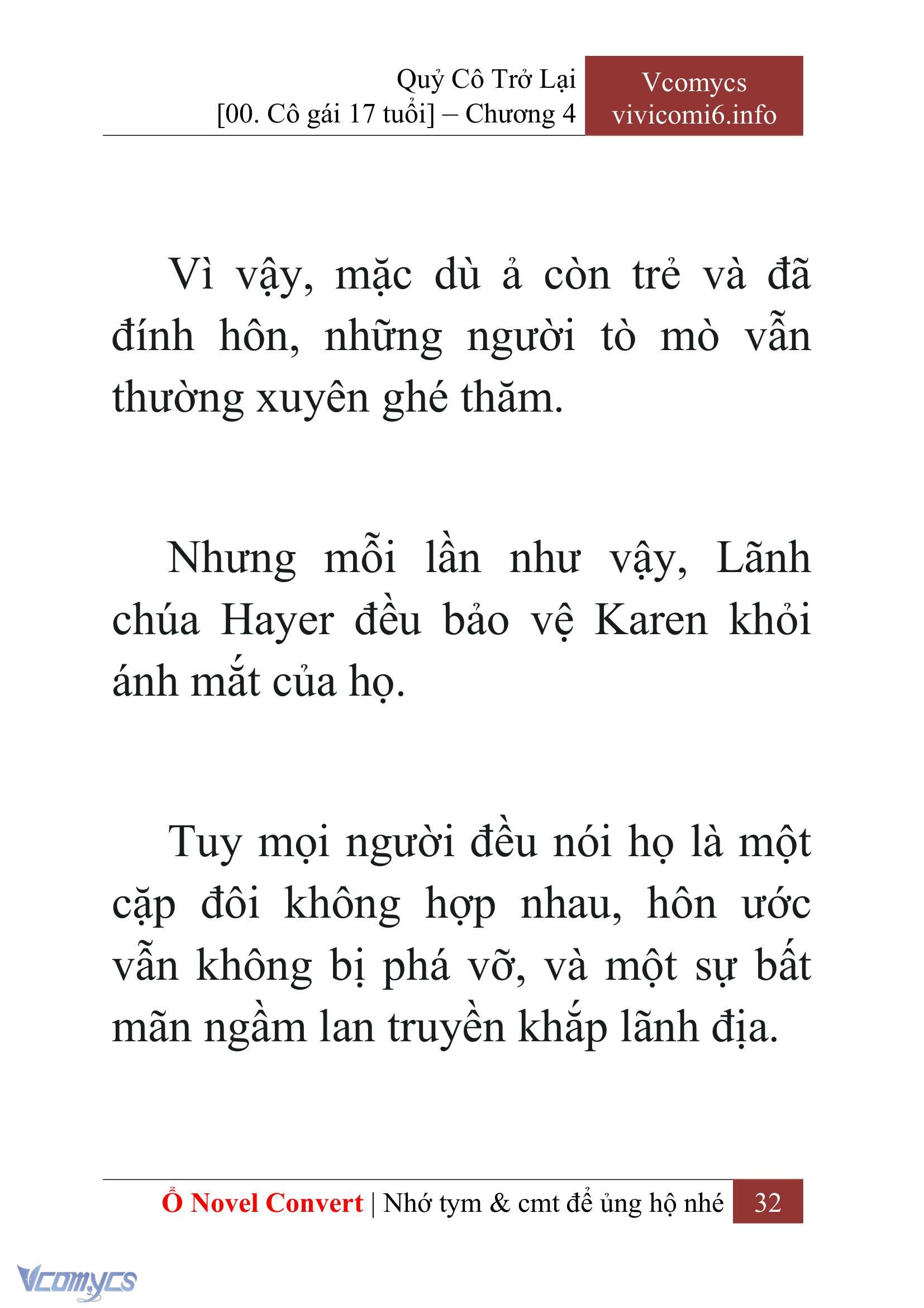 [Novel] Quý Cô Trở Lại Chap 4 - Trang 2