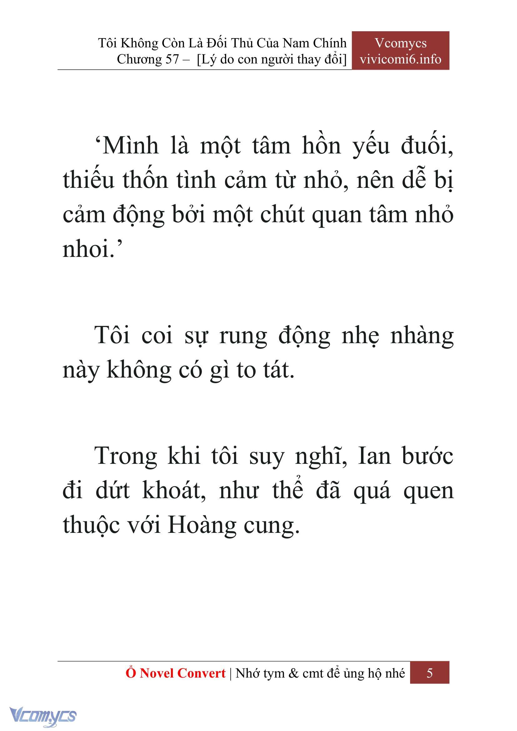 [Novel] Tôi Không Còn Là Đối Thủ Của Nam Chính Chap 57 - Trang 2