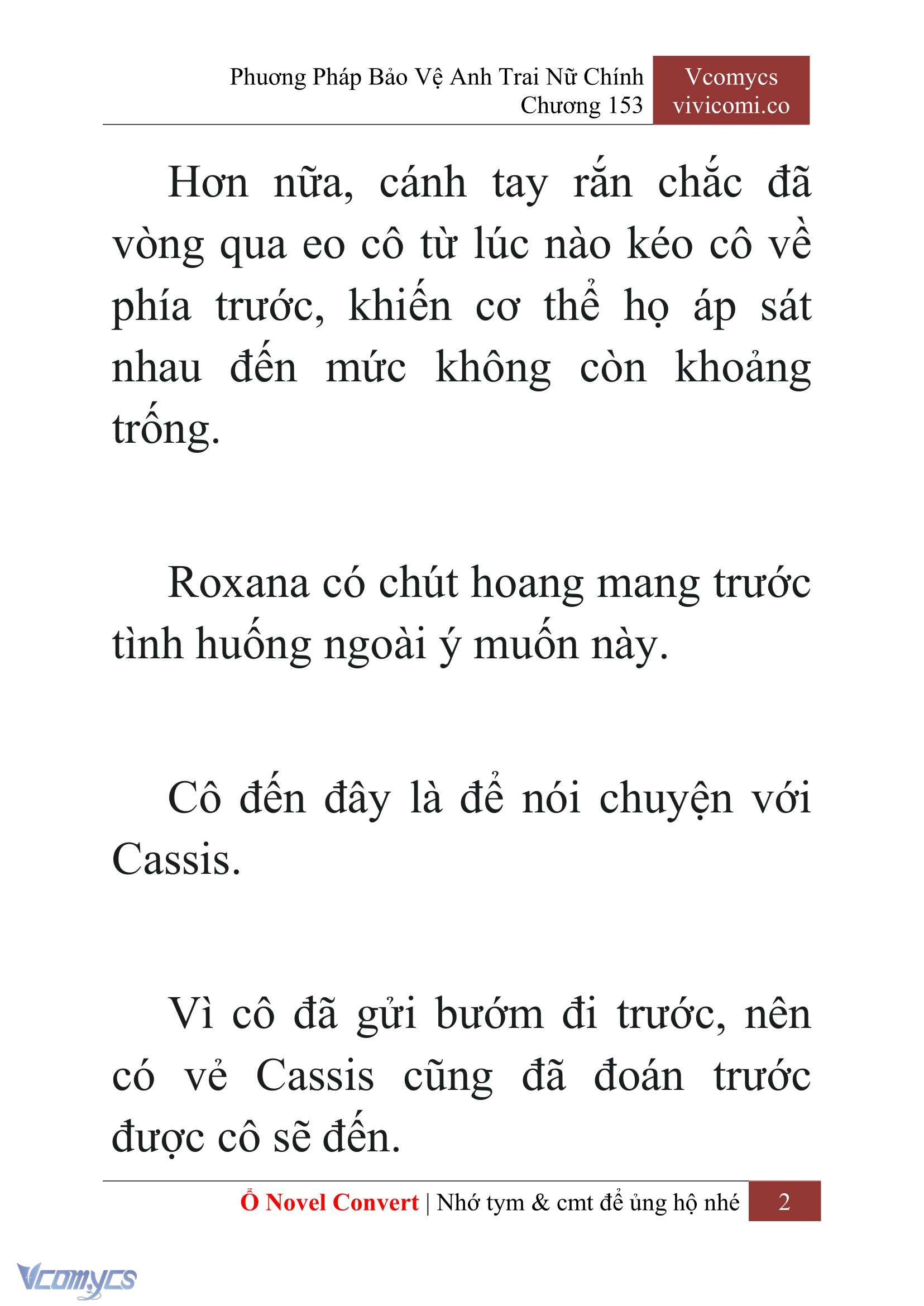 [Novel] Phương Pháp Bảo Vệ Anh Trai Nữ Chính Chap 153 - Trang 2
