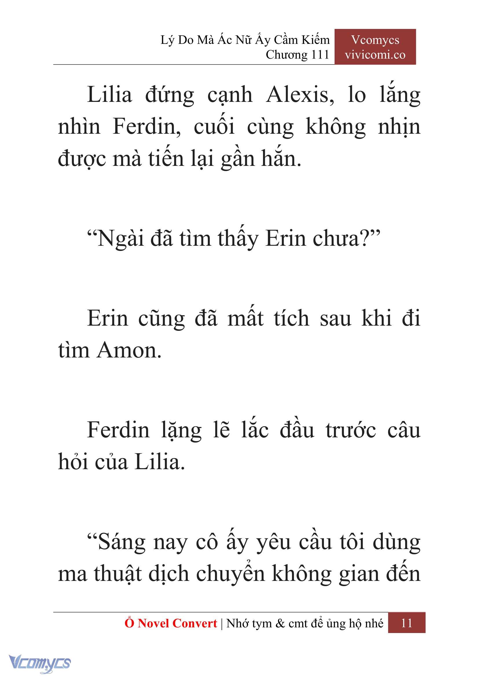[Novel] Lý Do Mà Ác Nữ Ấy Cầm Kiếm Chap 111 - Trang 2