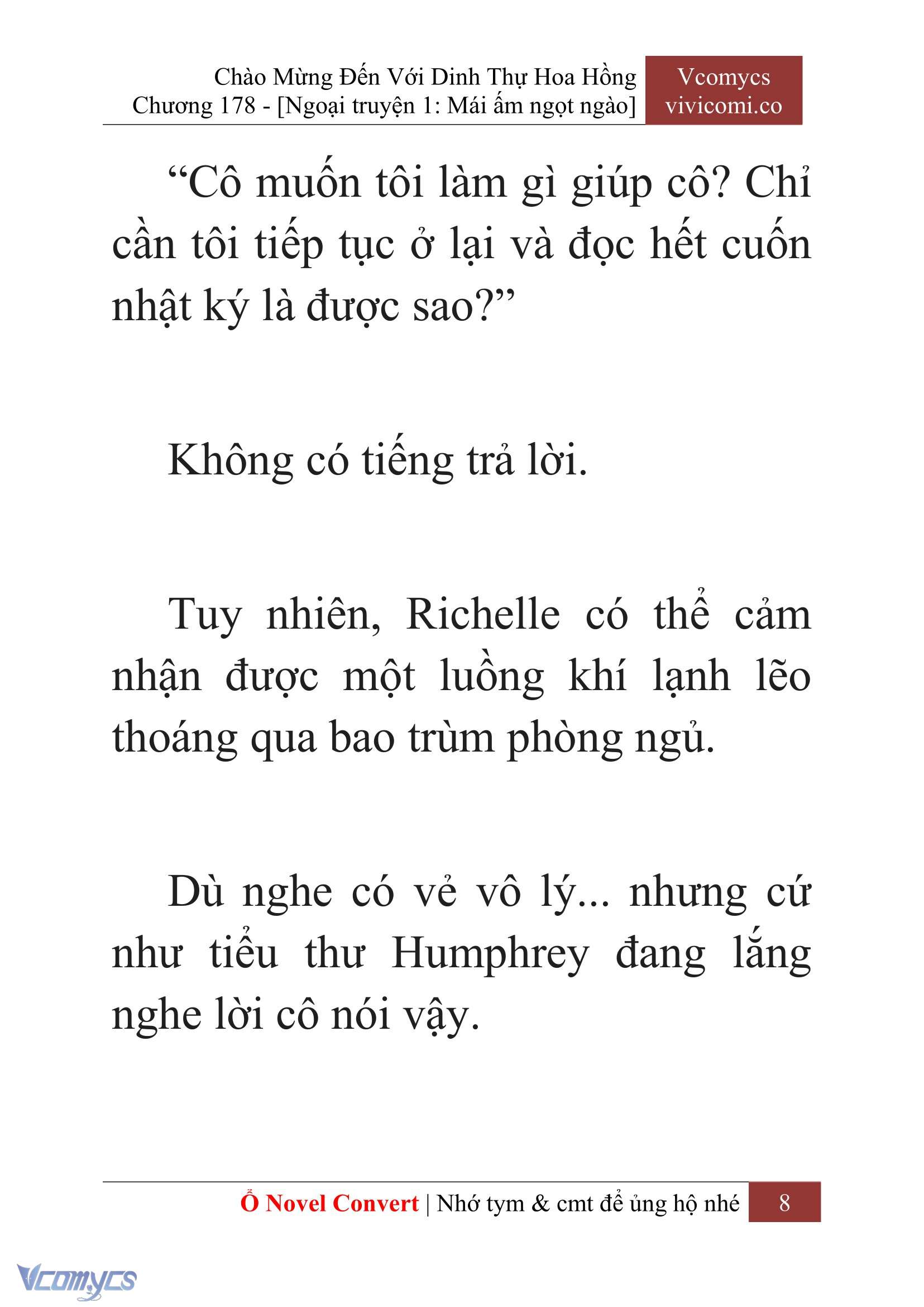 [Novel] Chào Mừng Đến Với Dinh Thự Hoa Hồng Chap 178 - Trang 2