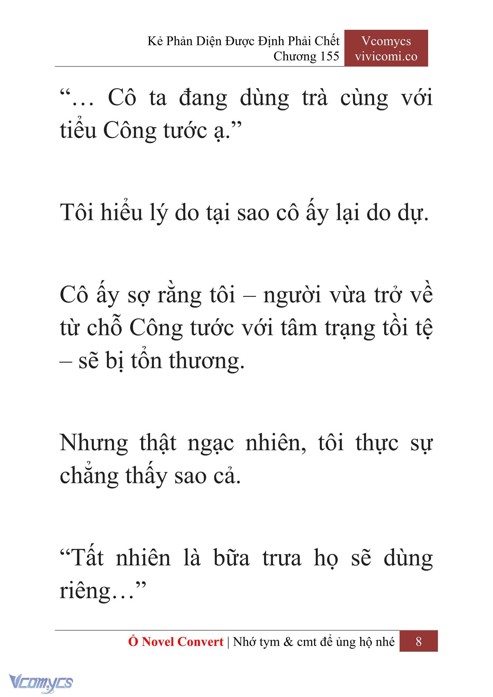 [Novel] Kẻ Phản Diện Được Định Phải Chết Chap 155 - Next Chap 156