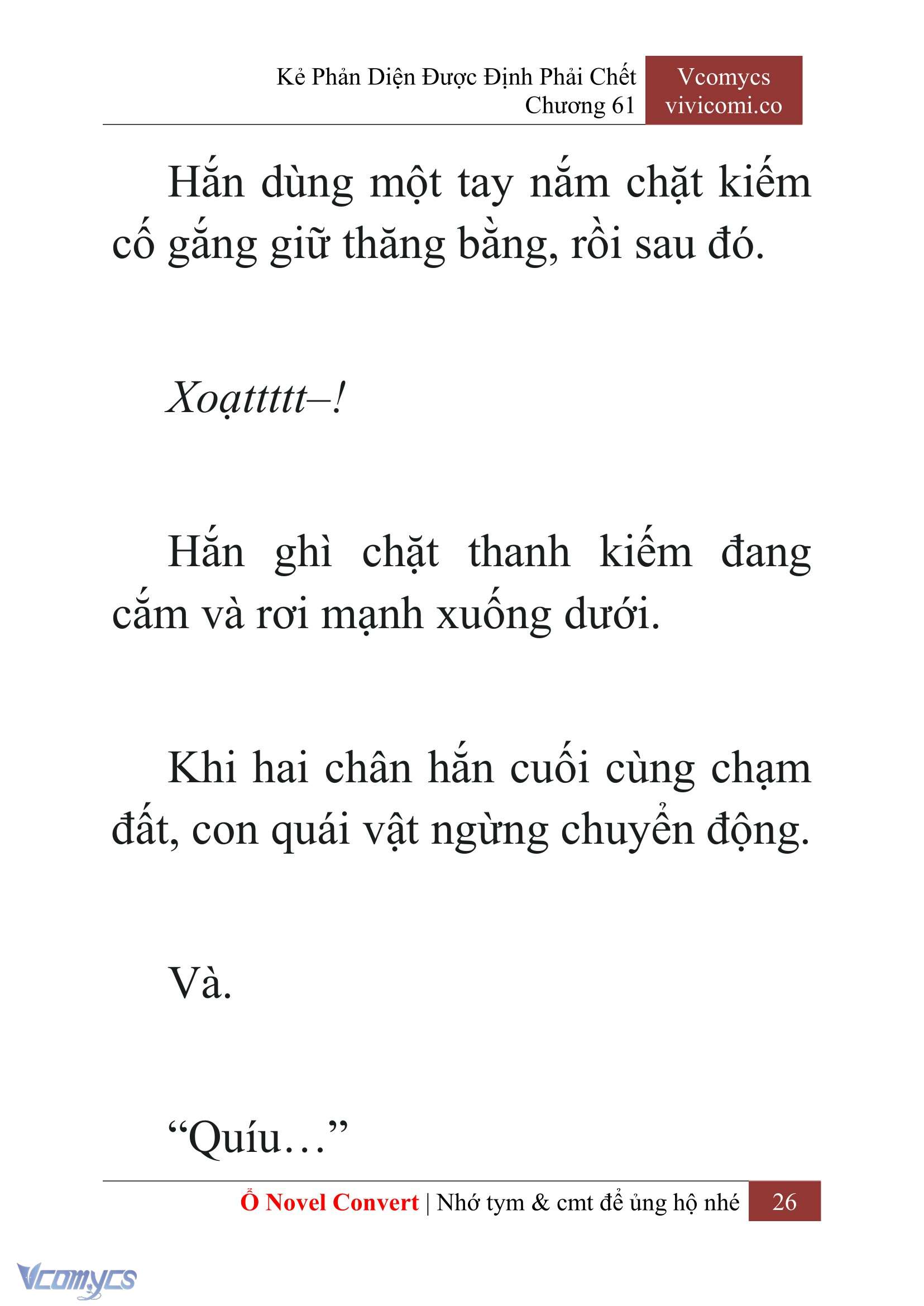 [Novel] Kẻ Phản Diện Được Định Phải Chết Chap 61 - Trang 2