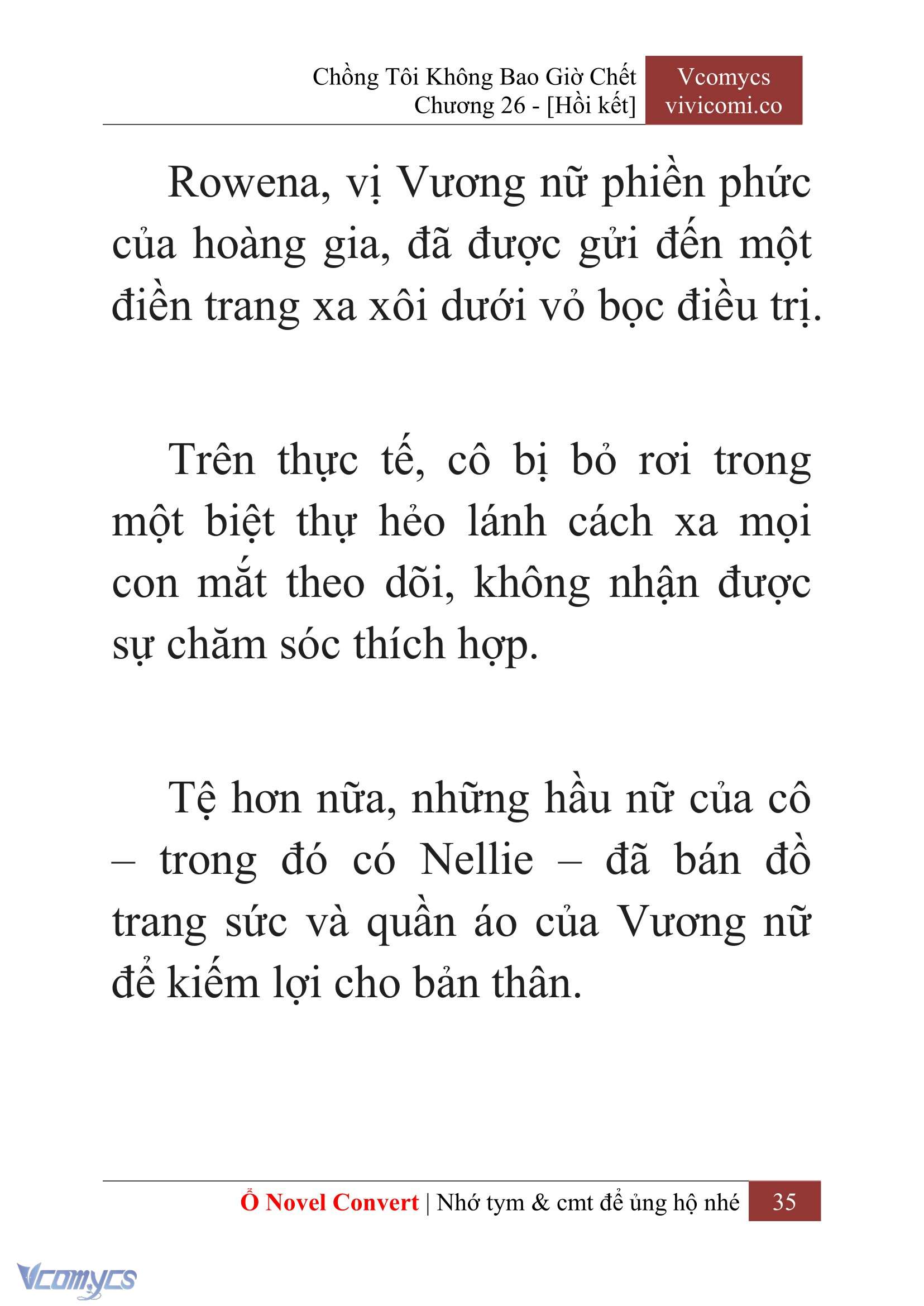 [Novel] Chồng Tôi Không Bao Giờ Chết Chap 26 - Trang 2
