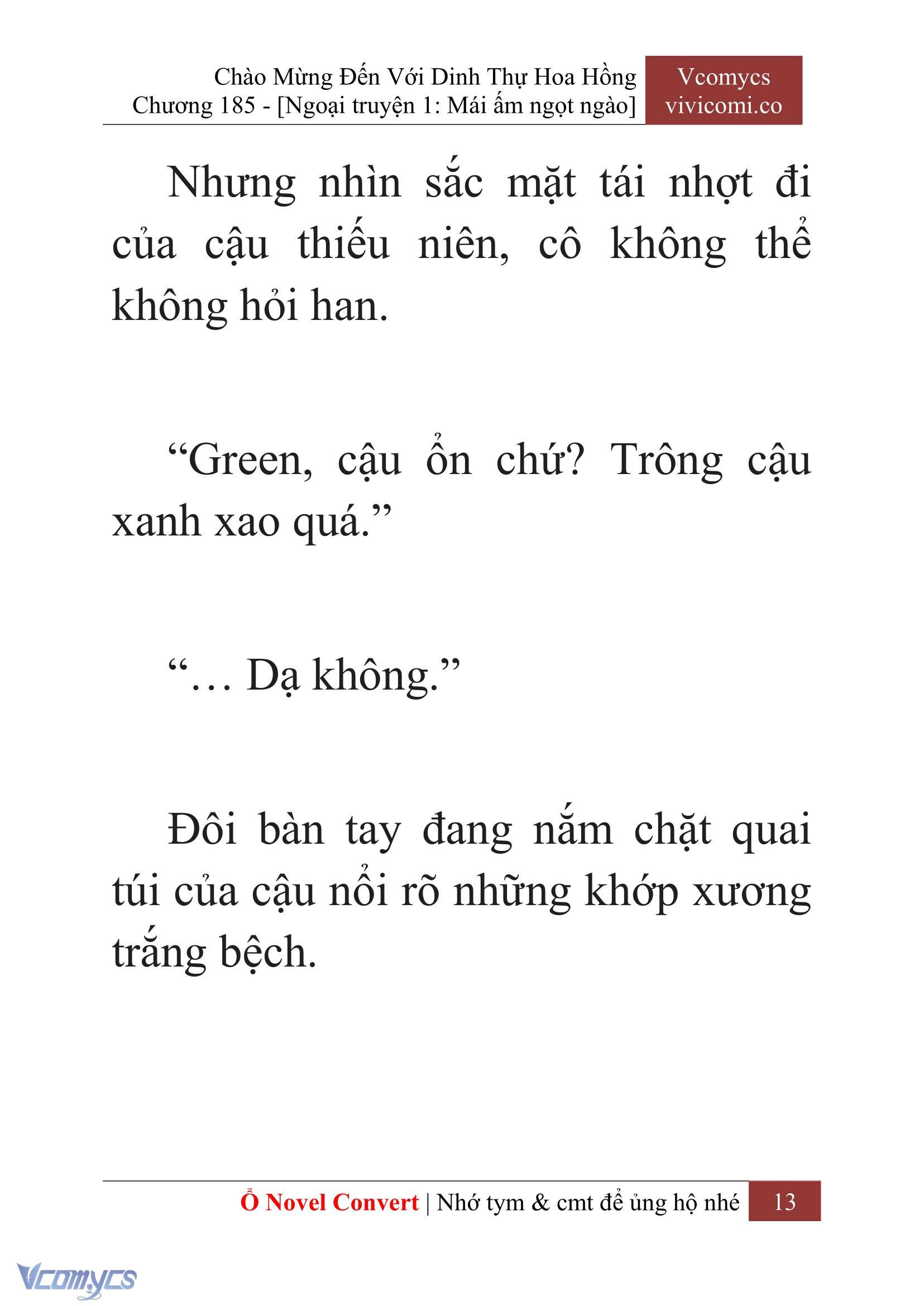 [Novel] Chào Mừng Đến Với Dinh Thự Hoa Hồng Chap 185 - Trang 2