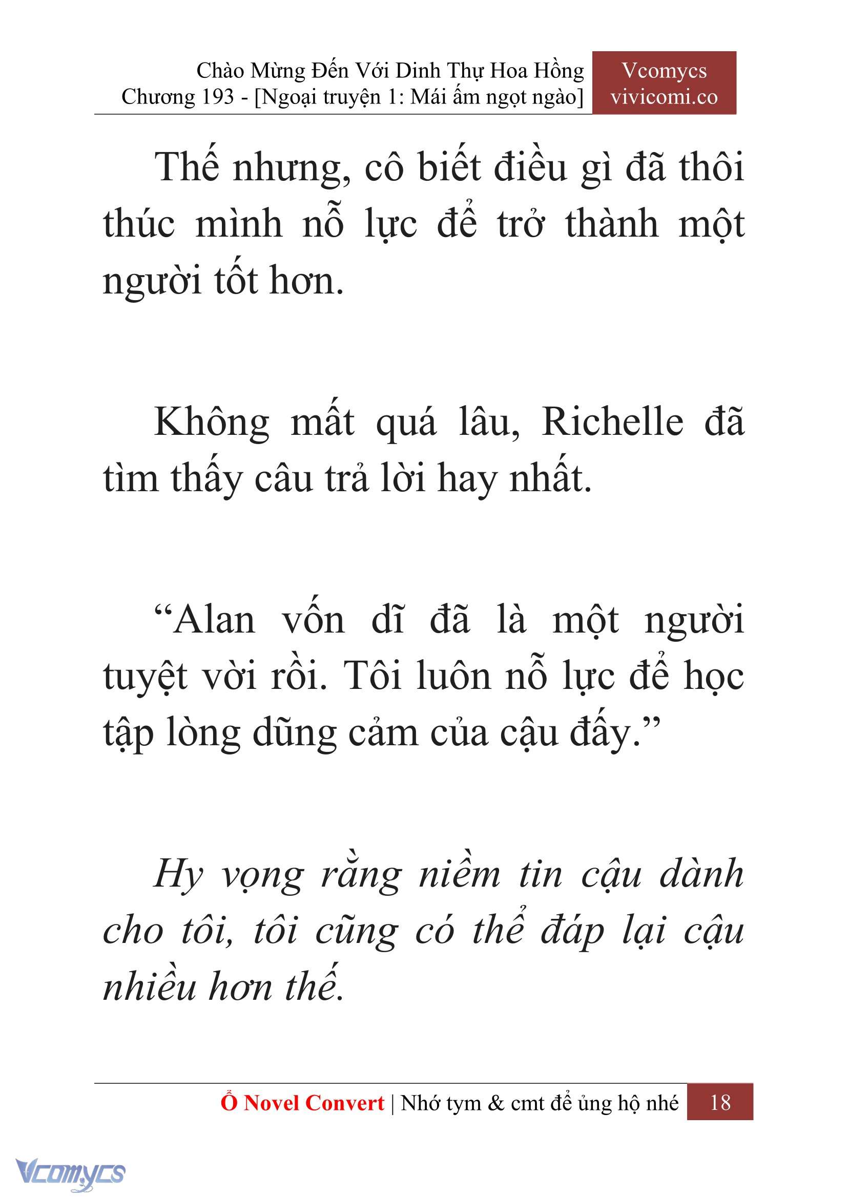 [Novel] Chào Mừng Đến Với Dinh Thự Hoa Hồng Chap 193 - Trang 2